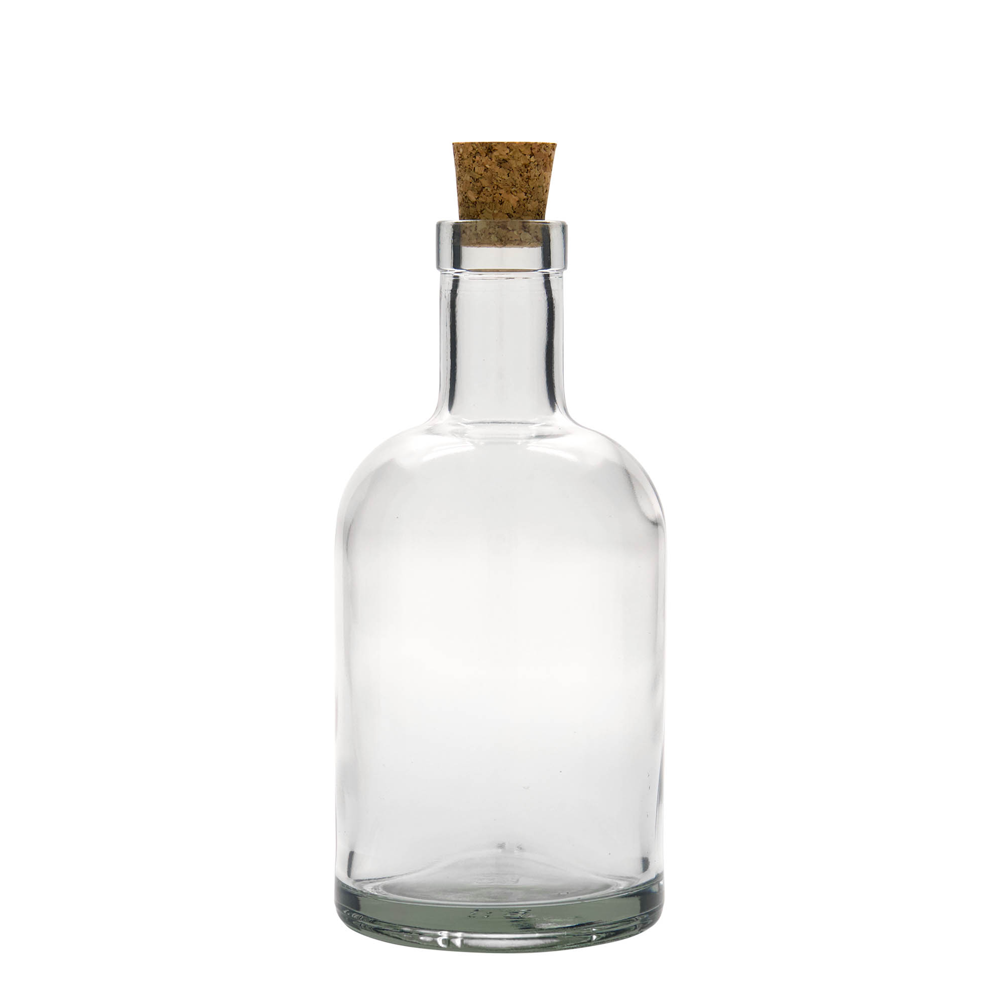 Glazen fles 'Claus', 500 ml, monding: kurk Glazen fles 'Claus', 500 ml, monding: kurk