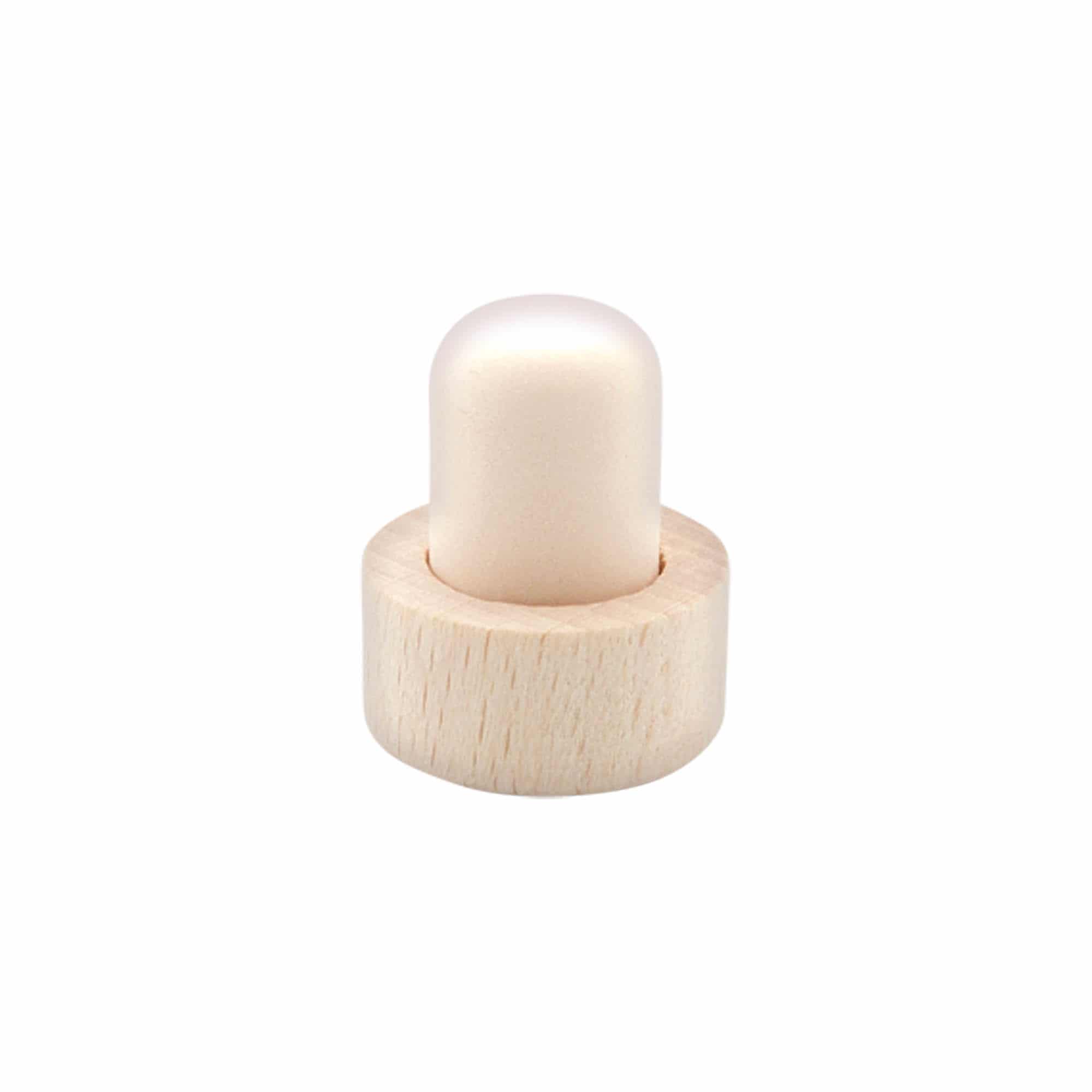 Bouchon à poignée 18 mm, bois/plastique, pour bouchage: bouchon