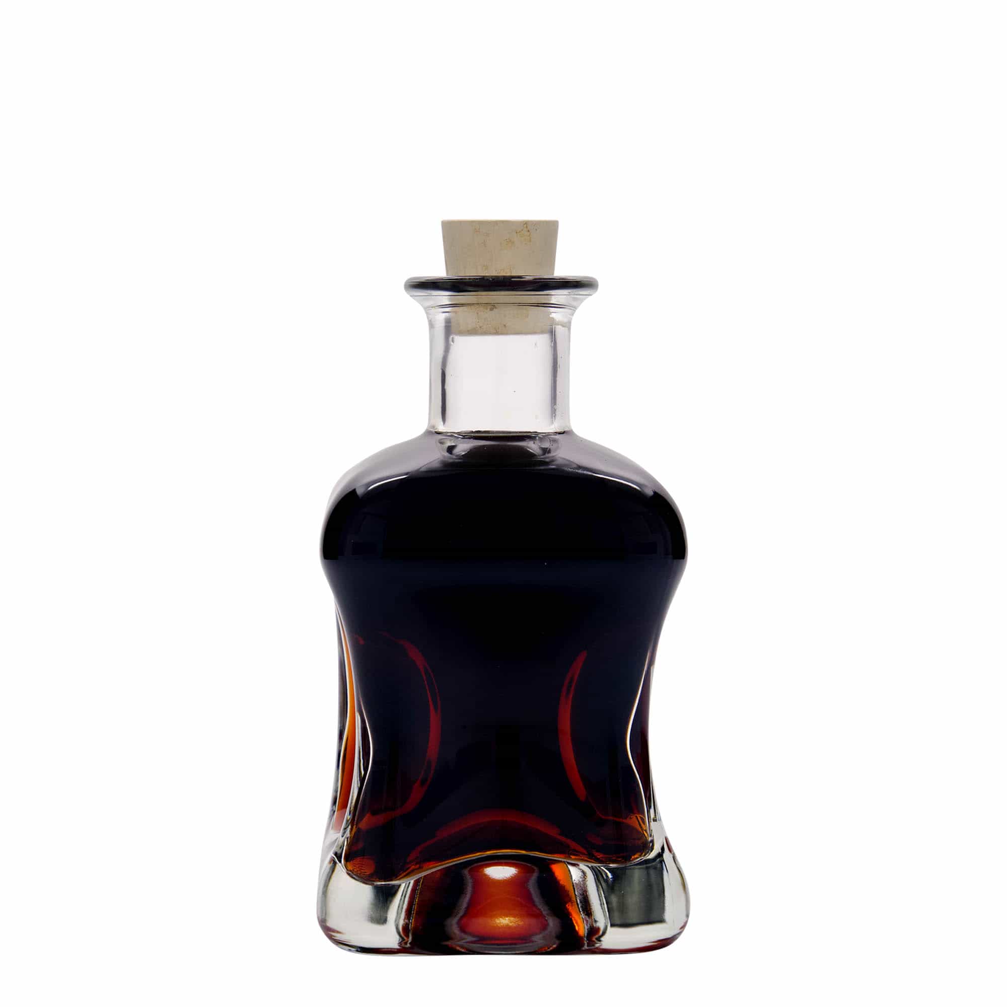Bouteille en verre 350 ml 'Dublin', carrée, bouchage: bouchon