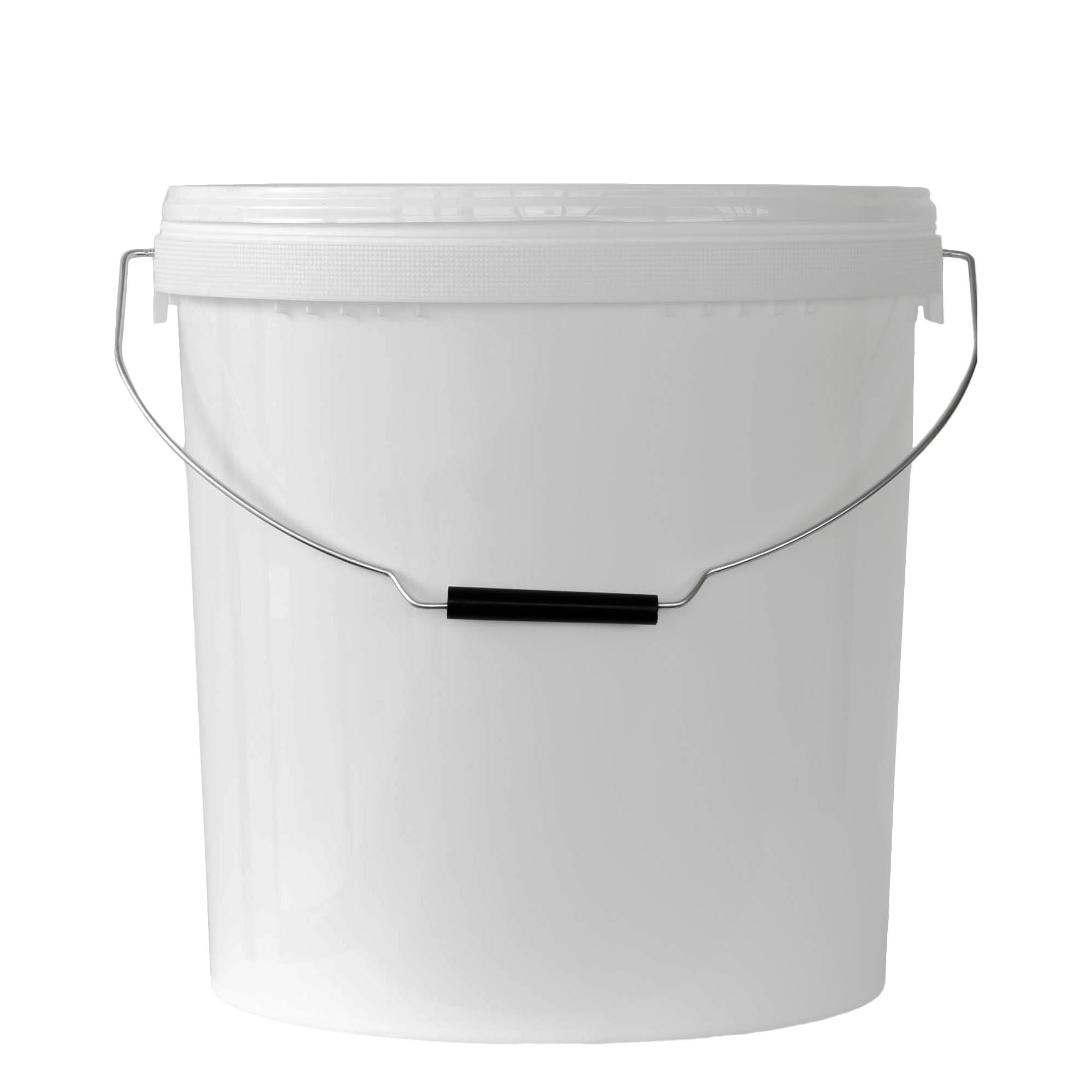 Emmer, 20 l, PP-kunststof, wit Emmer, 20 l, PP-kunststof, wit