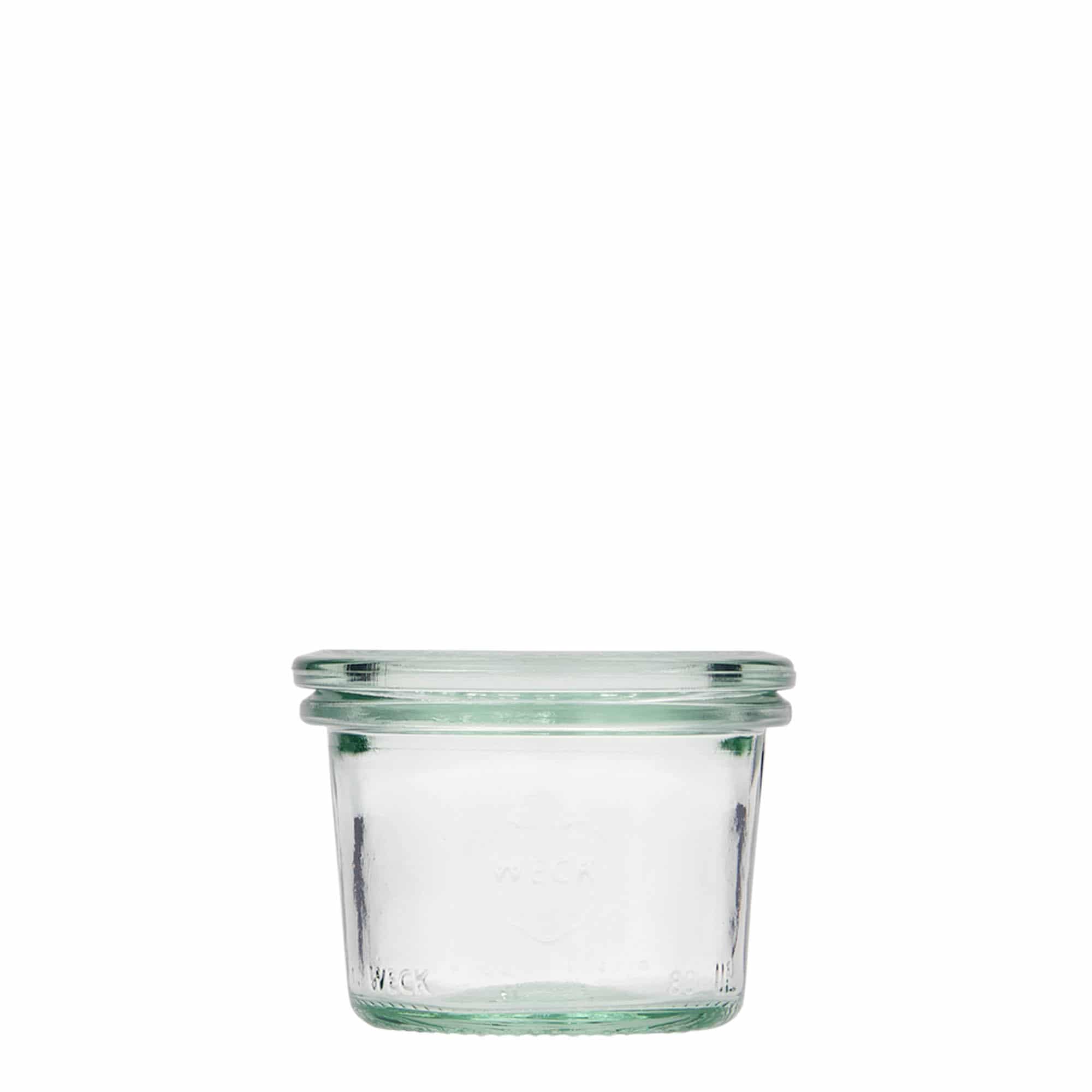 Verrine WECK 80 ml, bouchage: bords arrondis