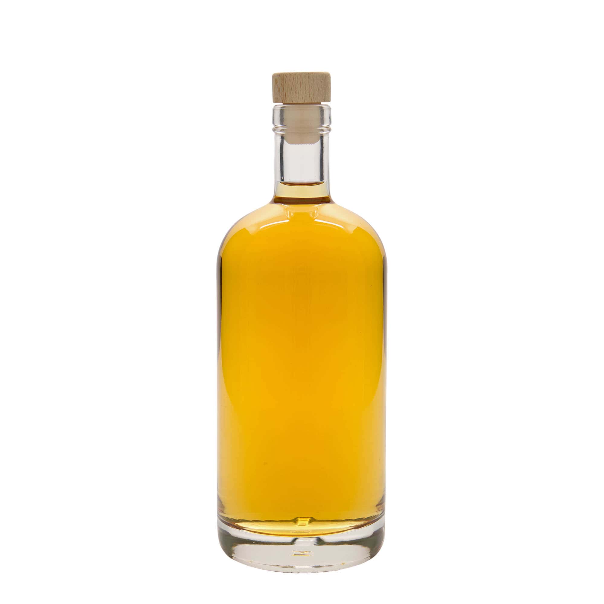 Glazen fles 'Linea Uno', 700 ml, monding: kurk