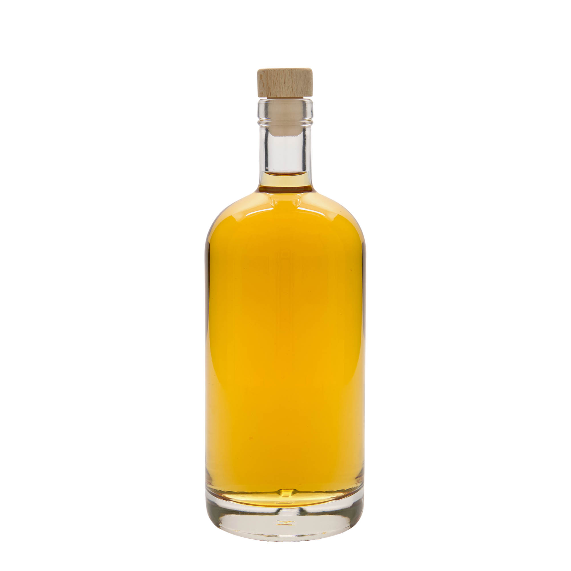 Glazen fles 'Linea Uno', 700 ml, monding: kurk