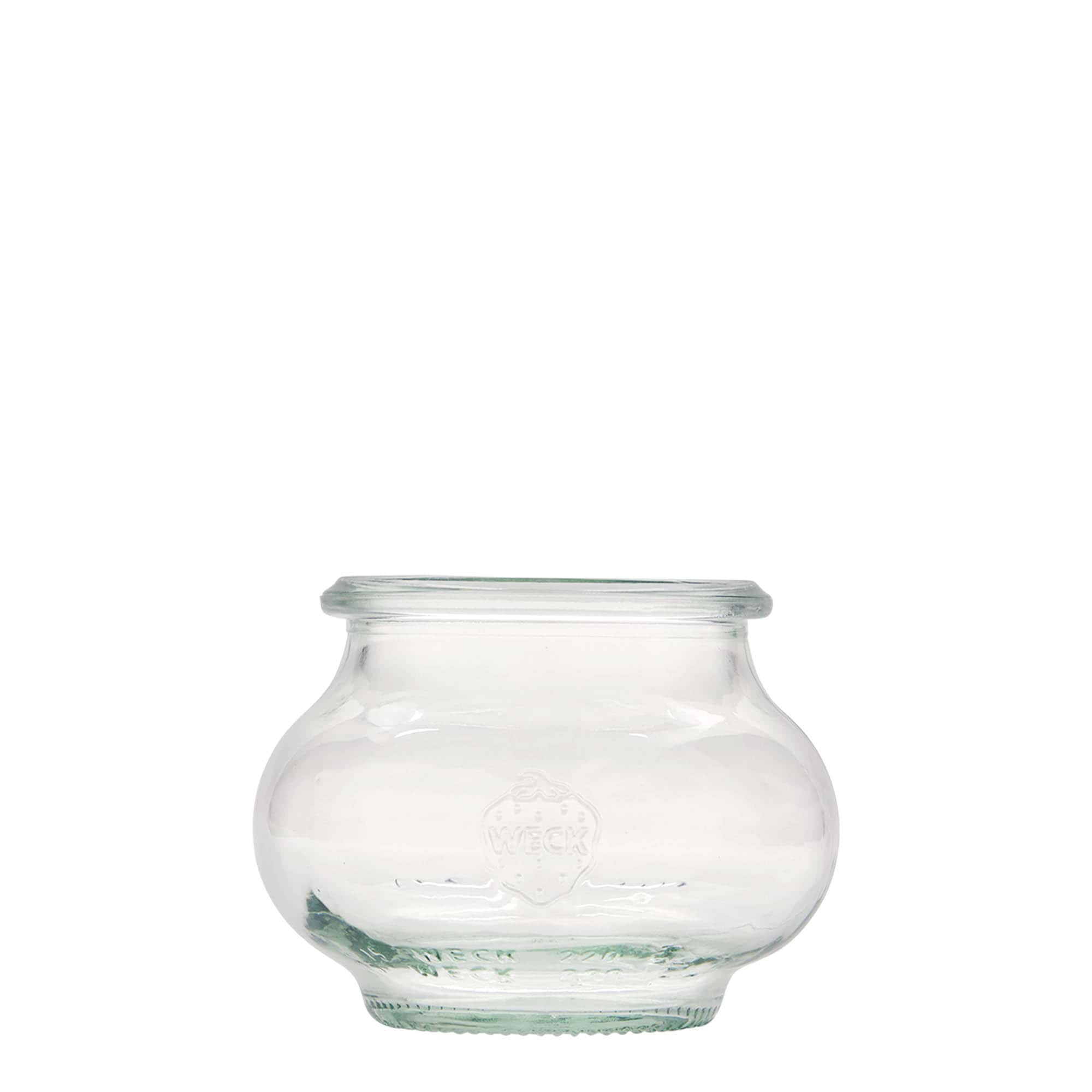 6x 220 ml WECK-sieraadglas met glazen deksel RR 60