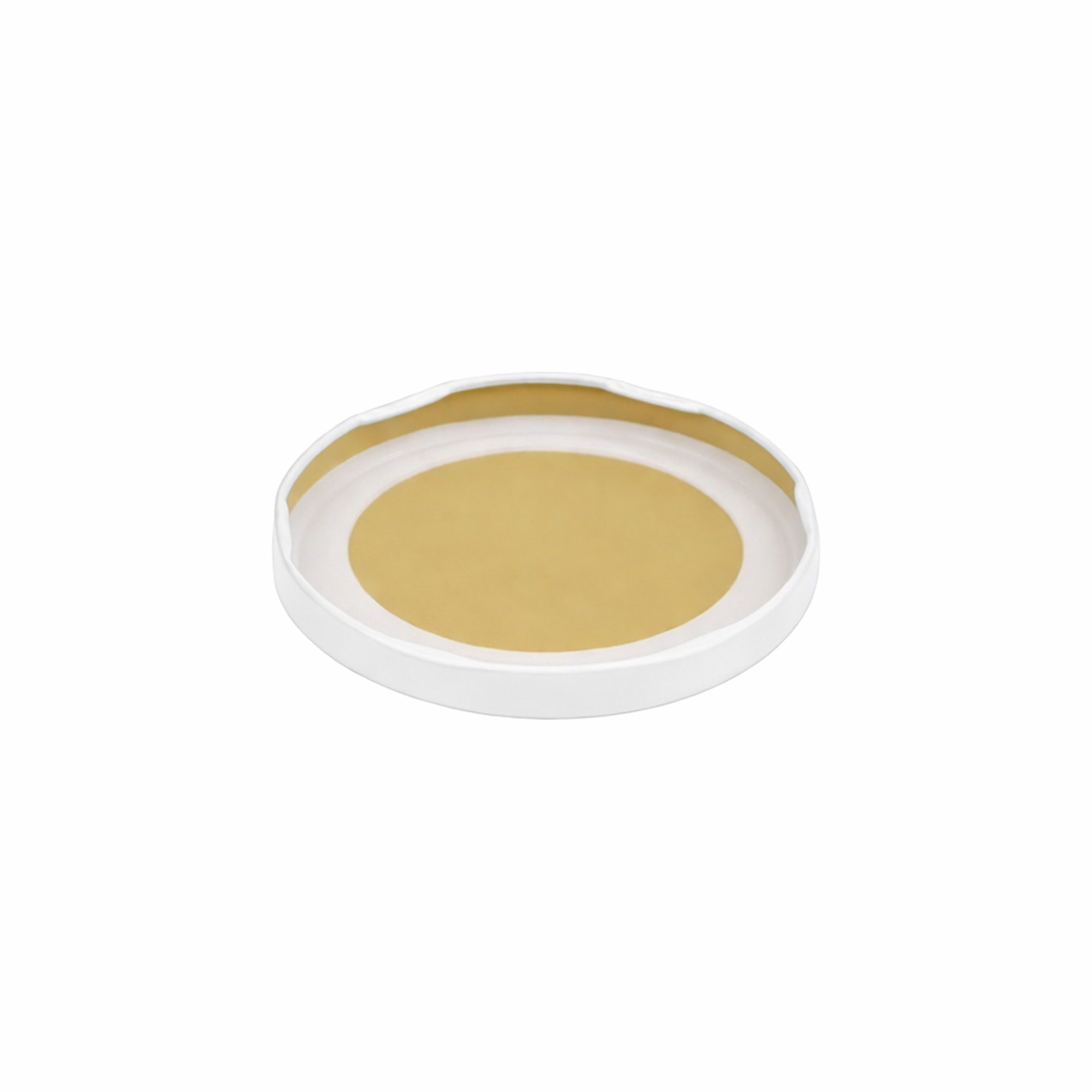 Couvercle Twist-Off, fer blanc, stérilisable, blanc, pour bouchage: TO 82