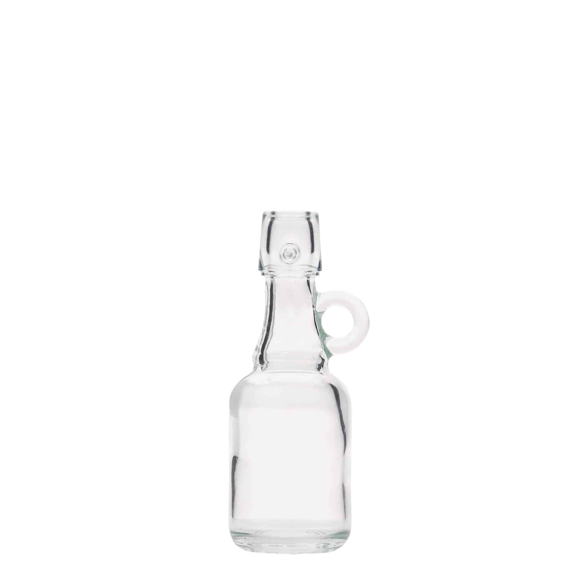 Glazen fles 'Santos', 40 ml, monding: beugelsluiting Glazen fles 'Santos', 40 ml, monding: beugelsluiting