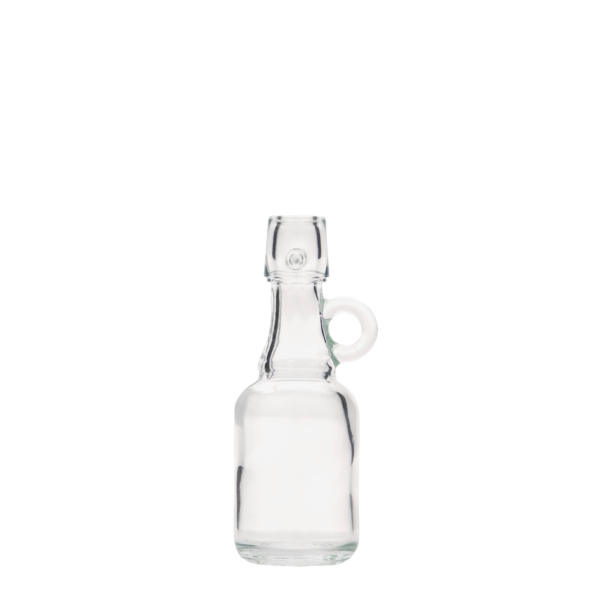 Glazen fles 'Santos', 40 ml, monding: beugelsluiting Glazen fles 'Santos', 40 ml, monding: beugelsluiting