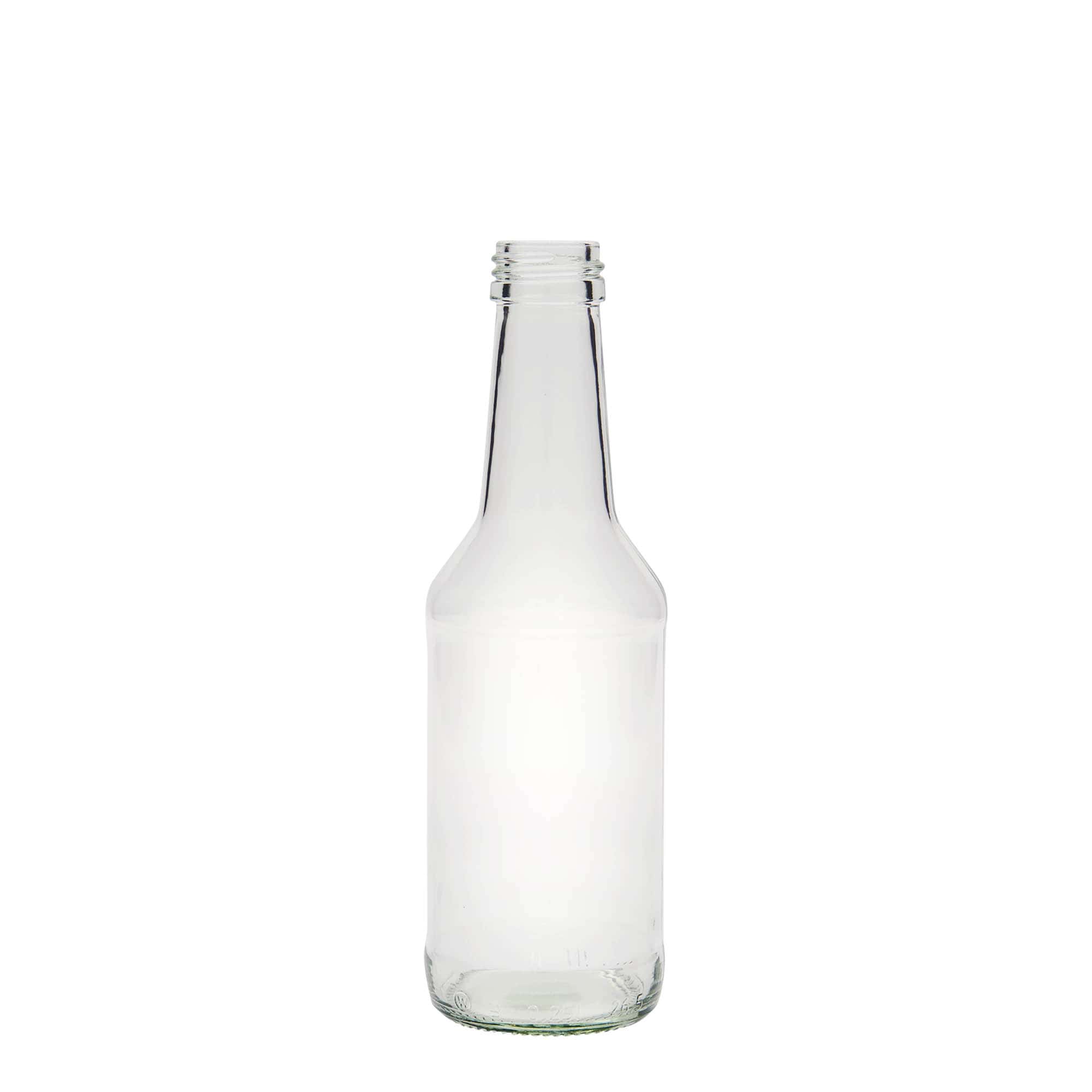 Bouteille en verre 250 ml 'Nils', bouchage: PP 28