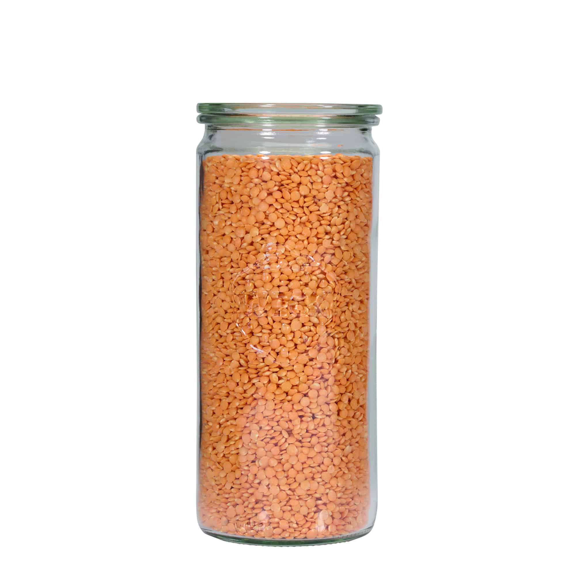 Bocal WECK cylindrique 1 040 ml, bouchage: bords arrondis