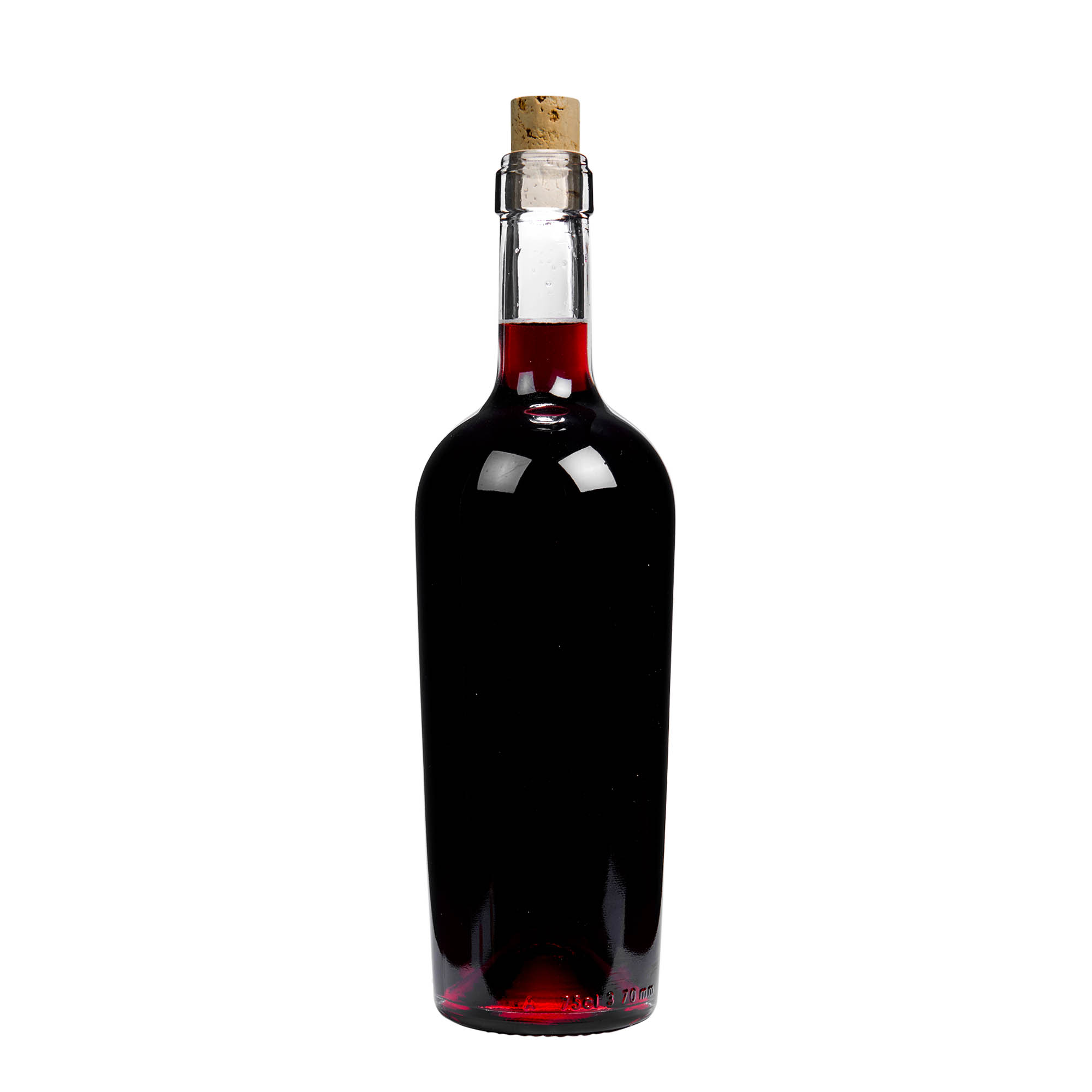 Wijnfles 'Imperiale', 750 ml, monding: kurk Wijnfles 'Imperiale', 750 ml, monding: kurk