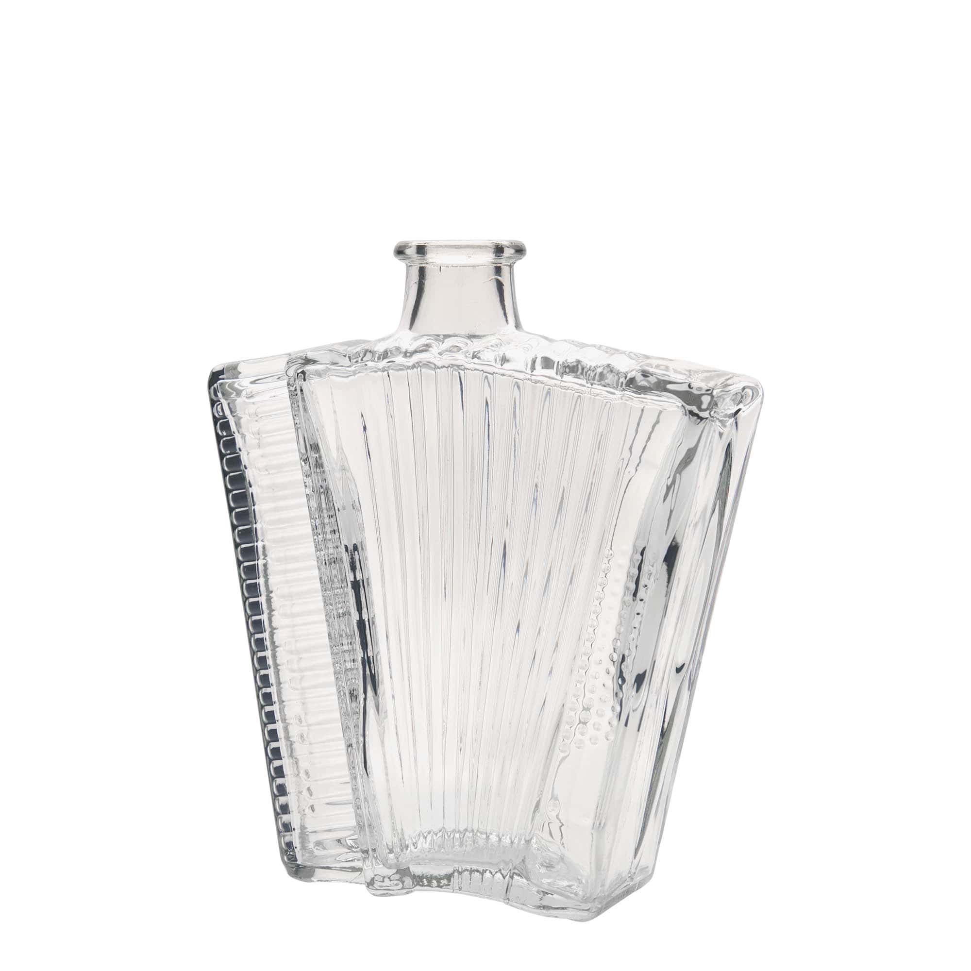 Bouteille en verre 500 ml 'Accordéon', bouchage: bouchon