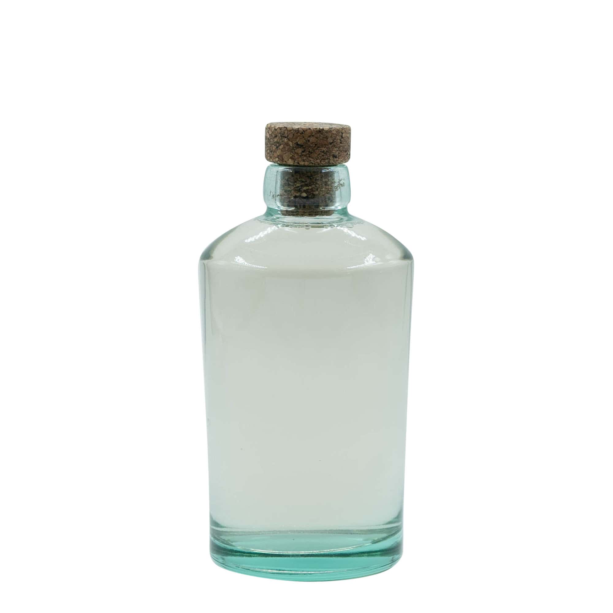 Glazen fles 'Barrel', 500 ml, monding: kurk