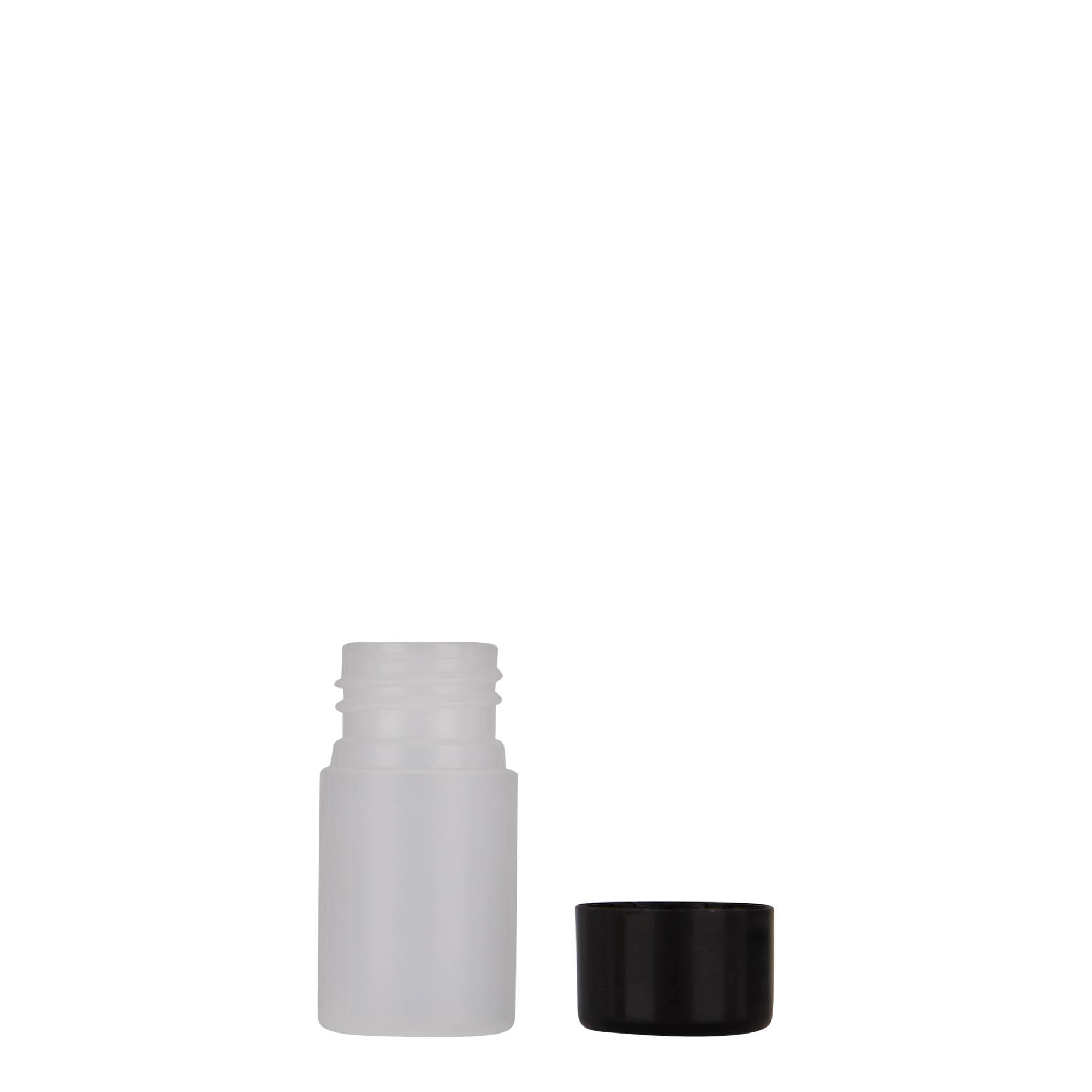 Plastic fles 'Tuffy', 15 ml, HDPE, naturel, monding: 24/410