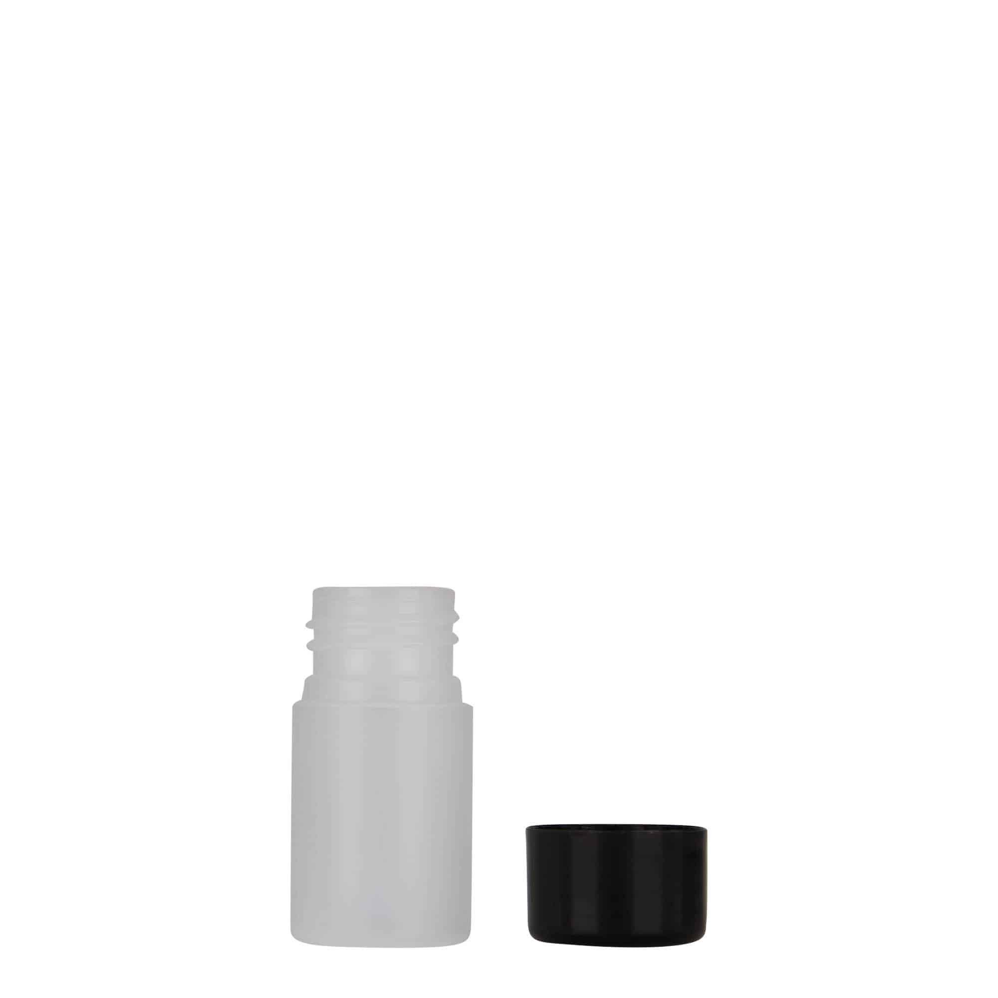 Bouteille en plastique 15 ml 'Tuffy', PEHD, nature, bouchage: 24/410