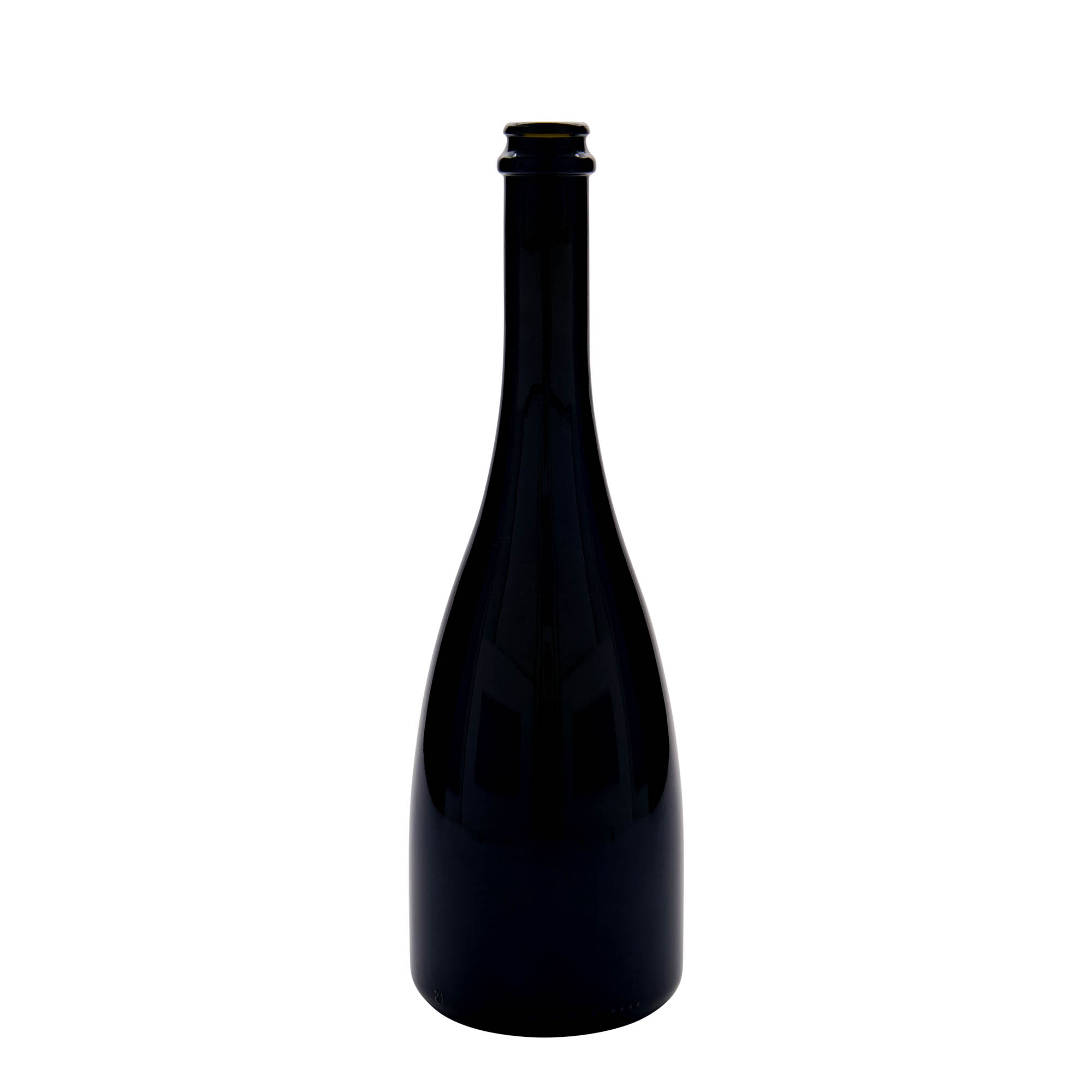 Bier-/champagnefles 'Tosca', 750 ml, glas, antiekgroen, monding: kroonkurk Bier-/champagnefles 'Tosca', 750 ml, glas, antiekgroen, monding: kroonkurk
