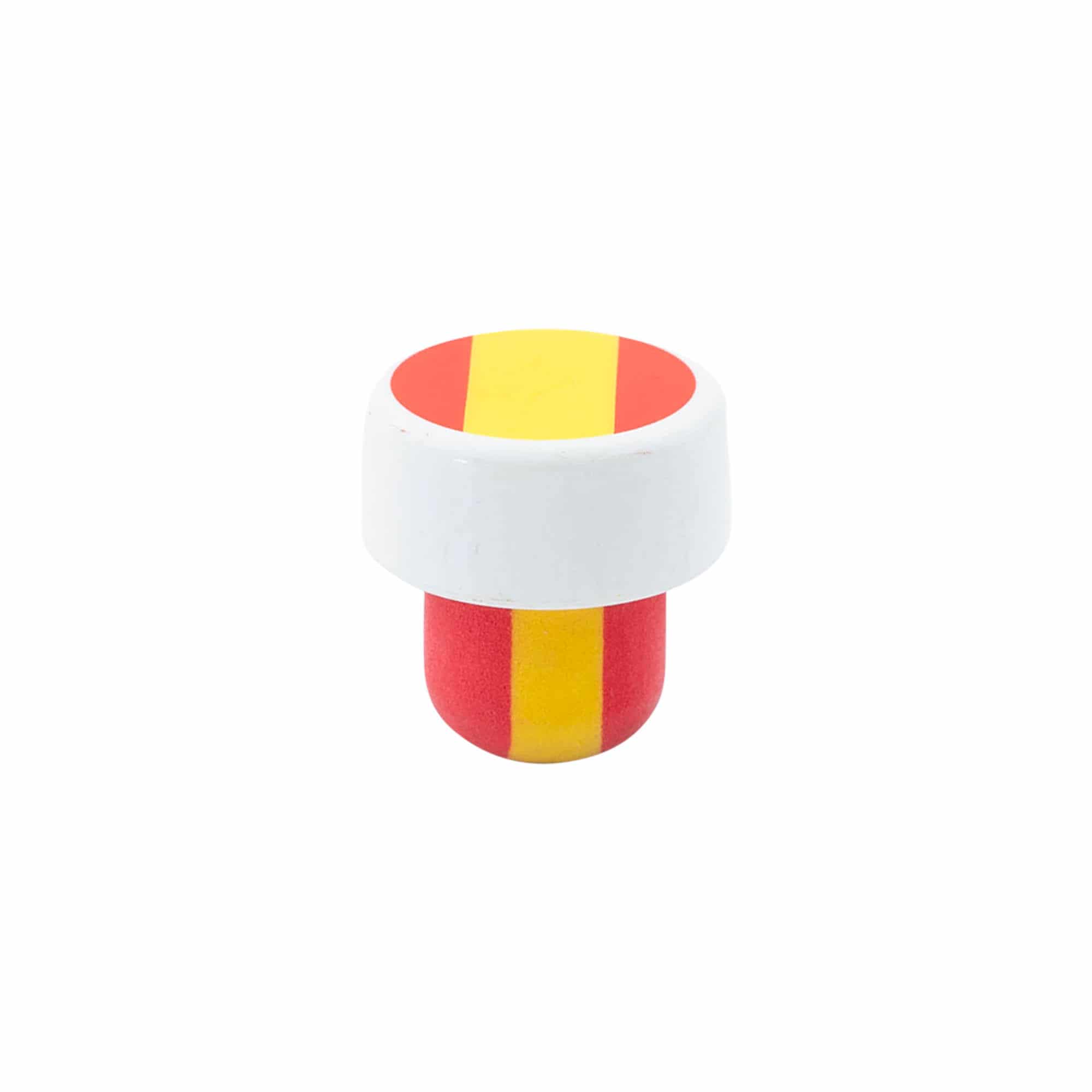 Bouchon à poignée 19 mm 'Espagne', plastique, multicolore, pour bouchage: bouchon Bouchon à poignée 19 mm 'Espagne', plastique, multicolore, pour bouchage: bouchon
