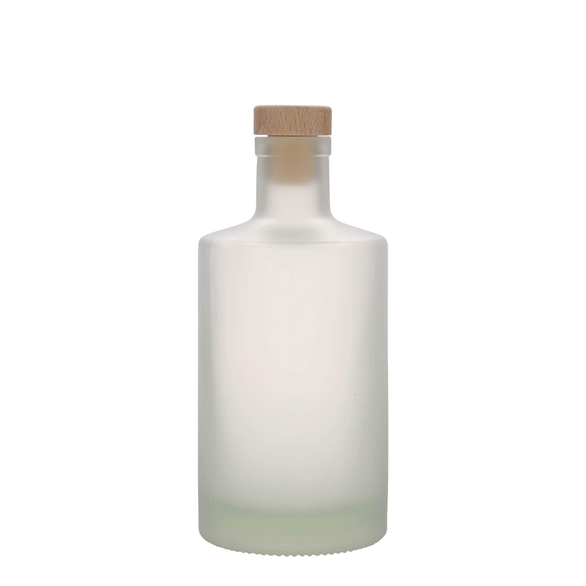Bouteille en verre 500 ml 'Caroline', glacée, bouchage: bouchon