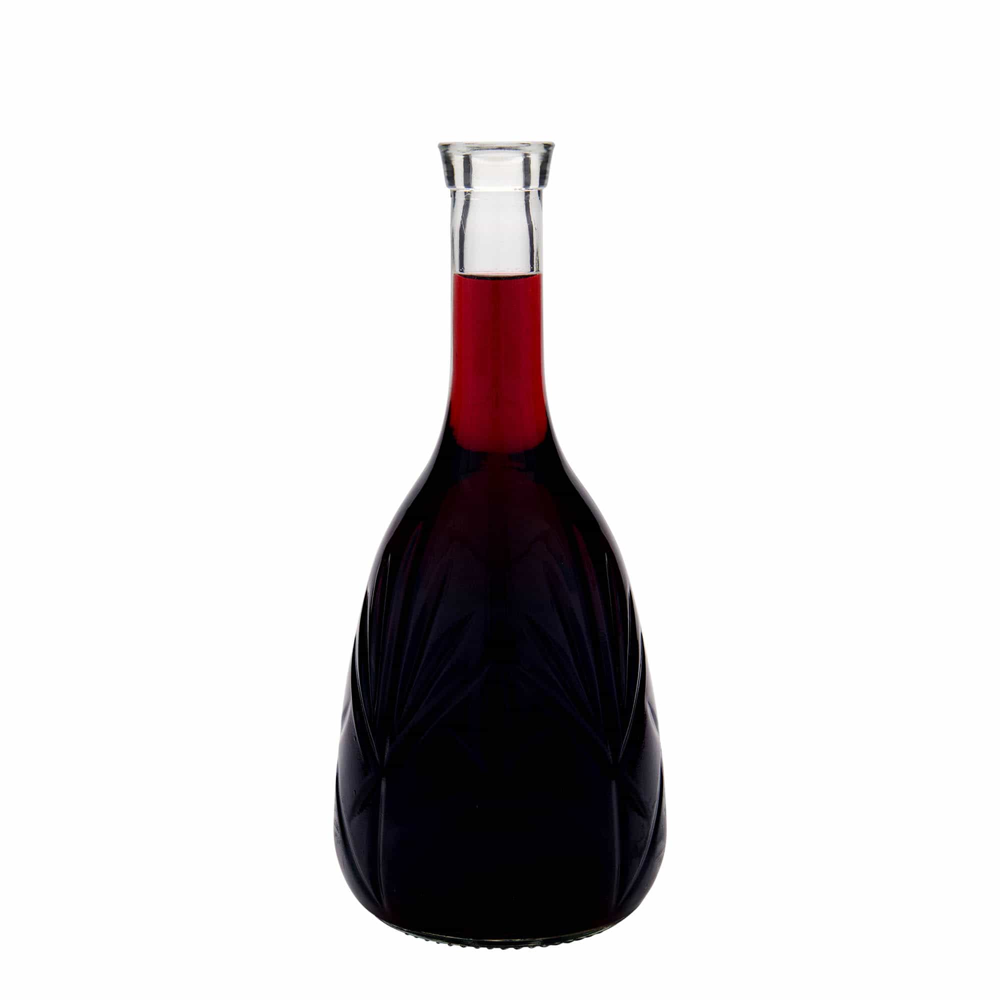 Bouteille en verre 1 000 ml « Reliefa », bouchage: bouchon