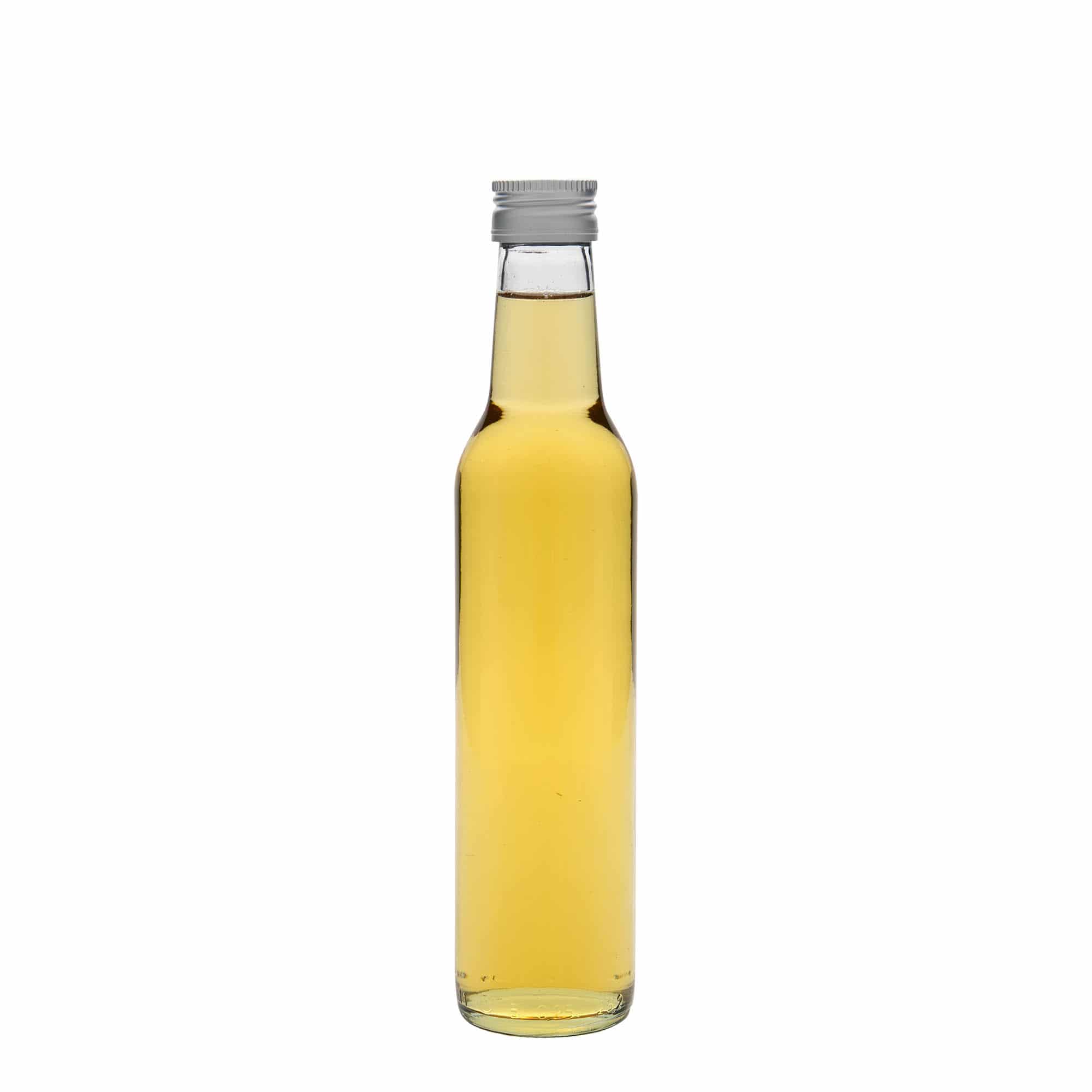 Glazen fles 'Cilindrica', 250 ml, monding: PP 28
