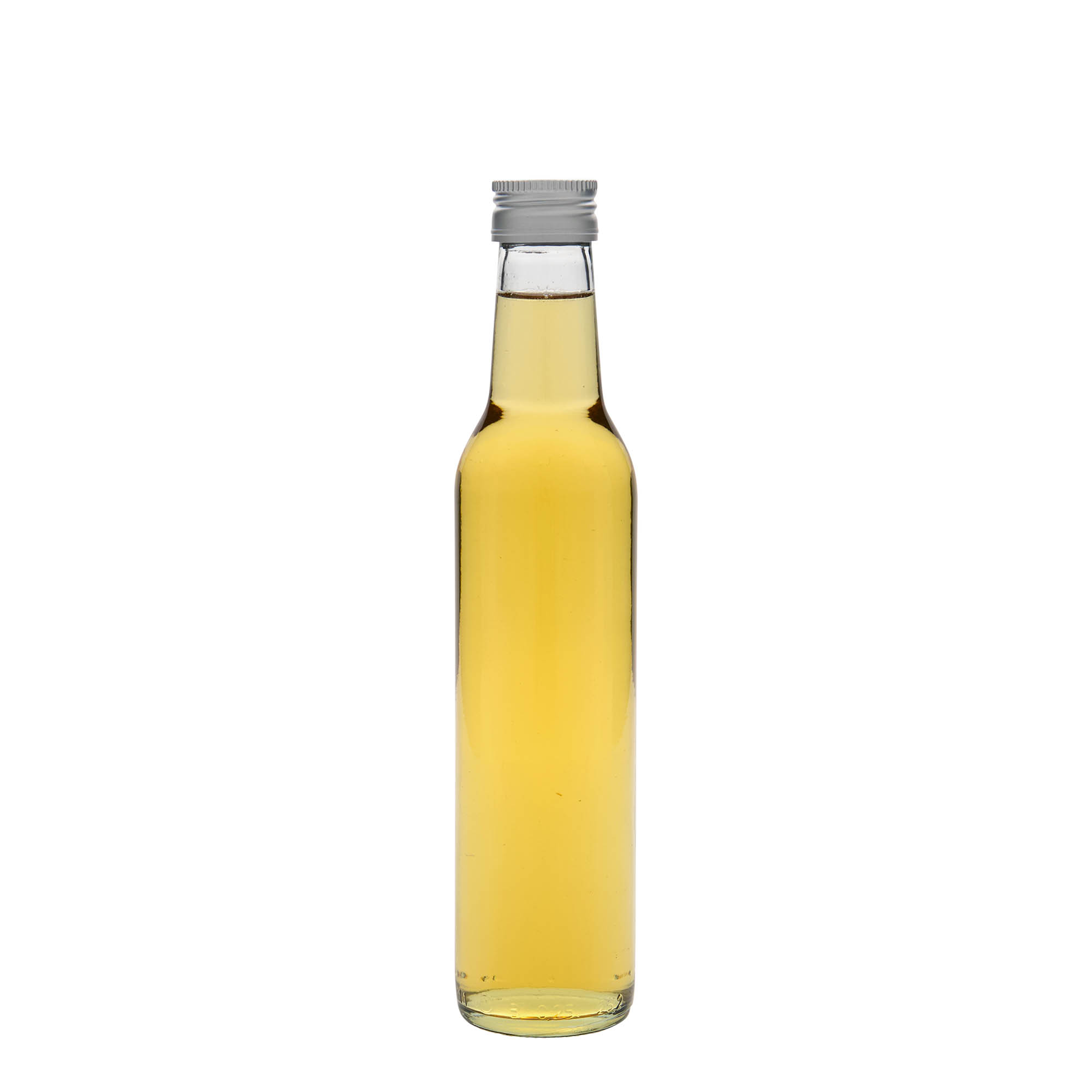 Glazen fles 'Cilindrica', 250 ml, monding: PP 28 Glazen fles 'Cilindrica', 250 ml, monding: PP 28
