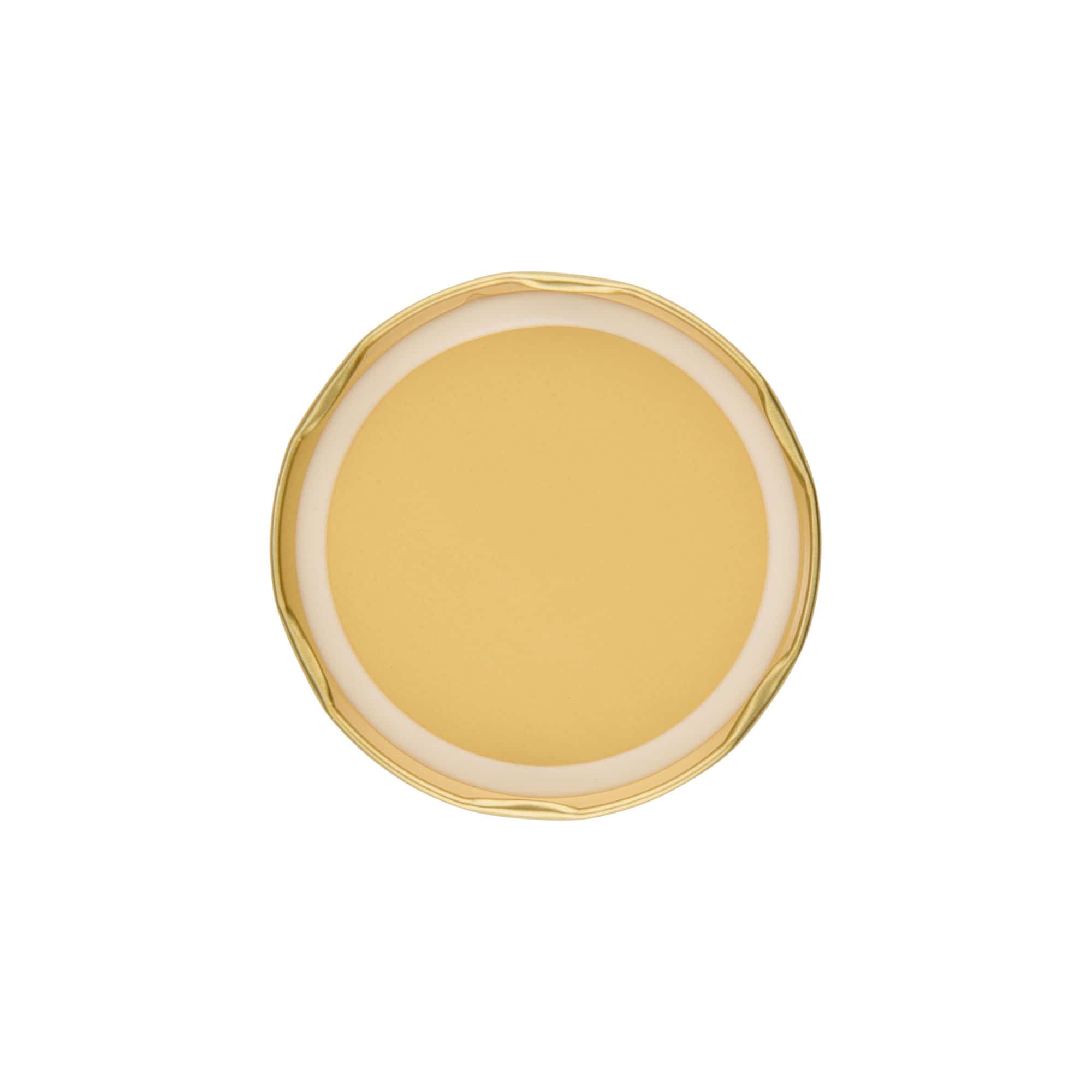 Couvercle Twist-Off, fer blanc, doré, pour bouchage: TO 82