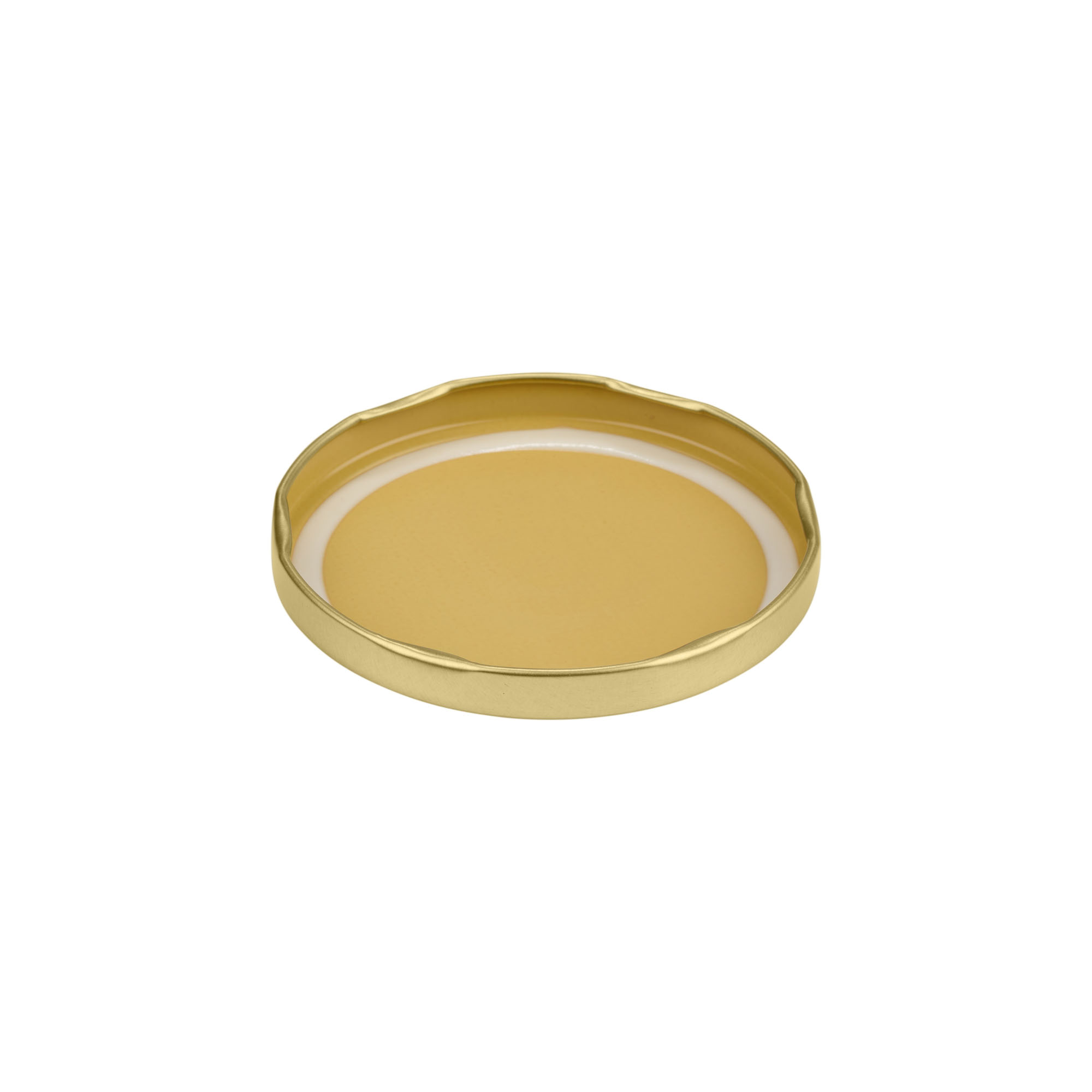 Couvercle Twist-Off, fer blanc, doré, pour bouchage: TO 82 Couvercle Twist-Off, fer blanc, doré, pour bouchage: TO 82