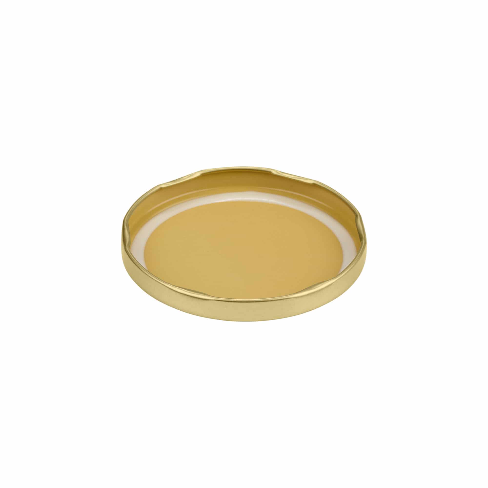 Twist-offdeksel, blik, goud, voor monding: TO 82
