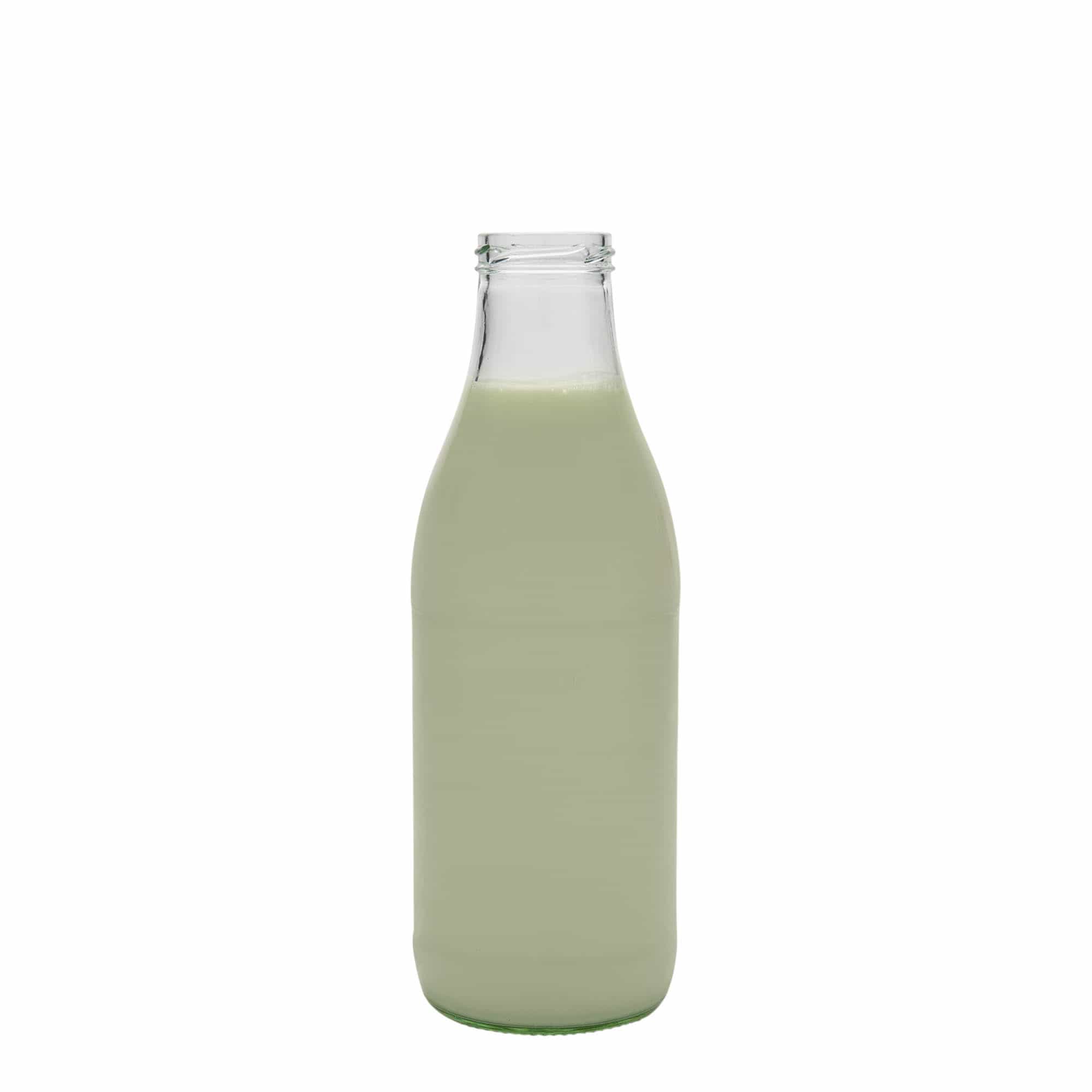 Fles met brede hals Lorenzo, 1000 ml, monding: twist-off (TO 48)
