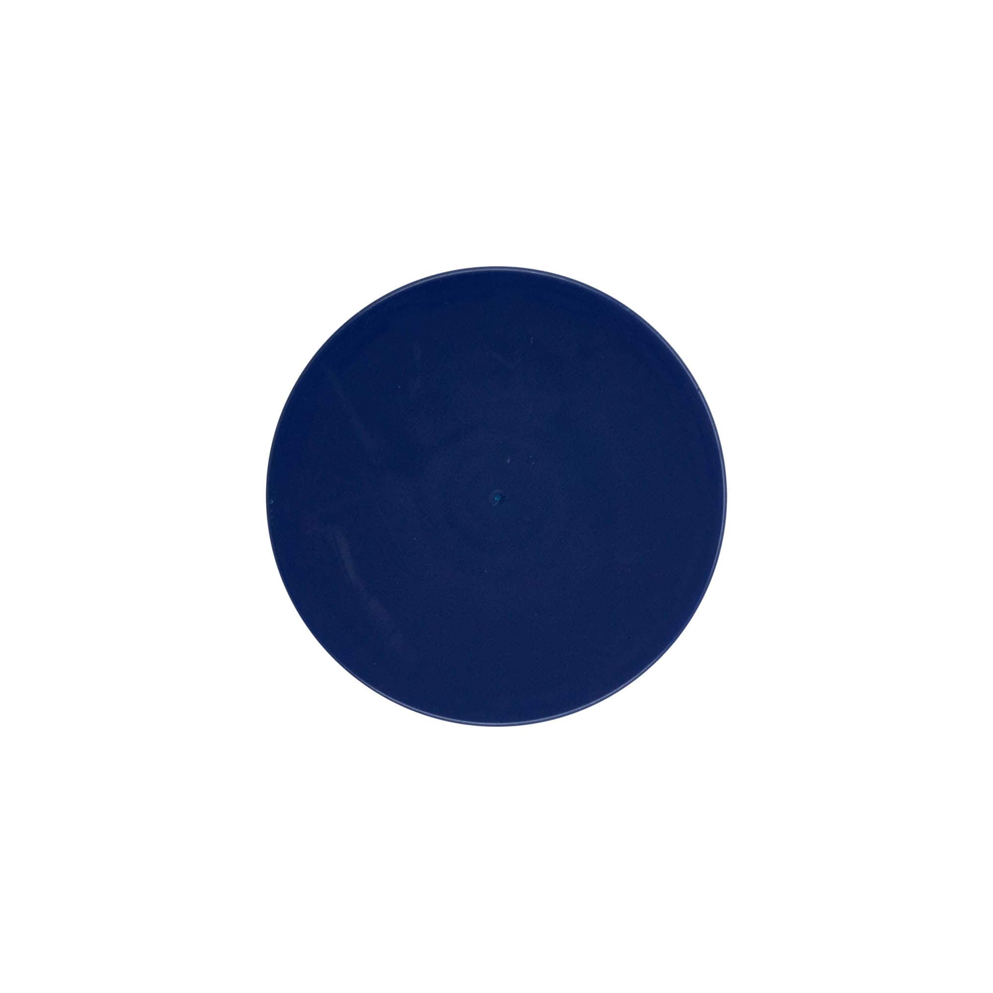 Stulpdeksel voor keramische pot met smalle hals, HDPE-kunststof, blauw Stulpdeksel voor keramische pot met smalle hals, HDPE-kunststof, blauw