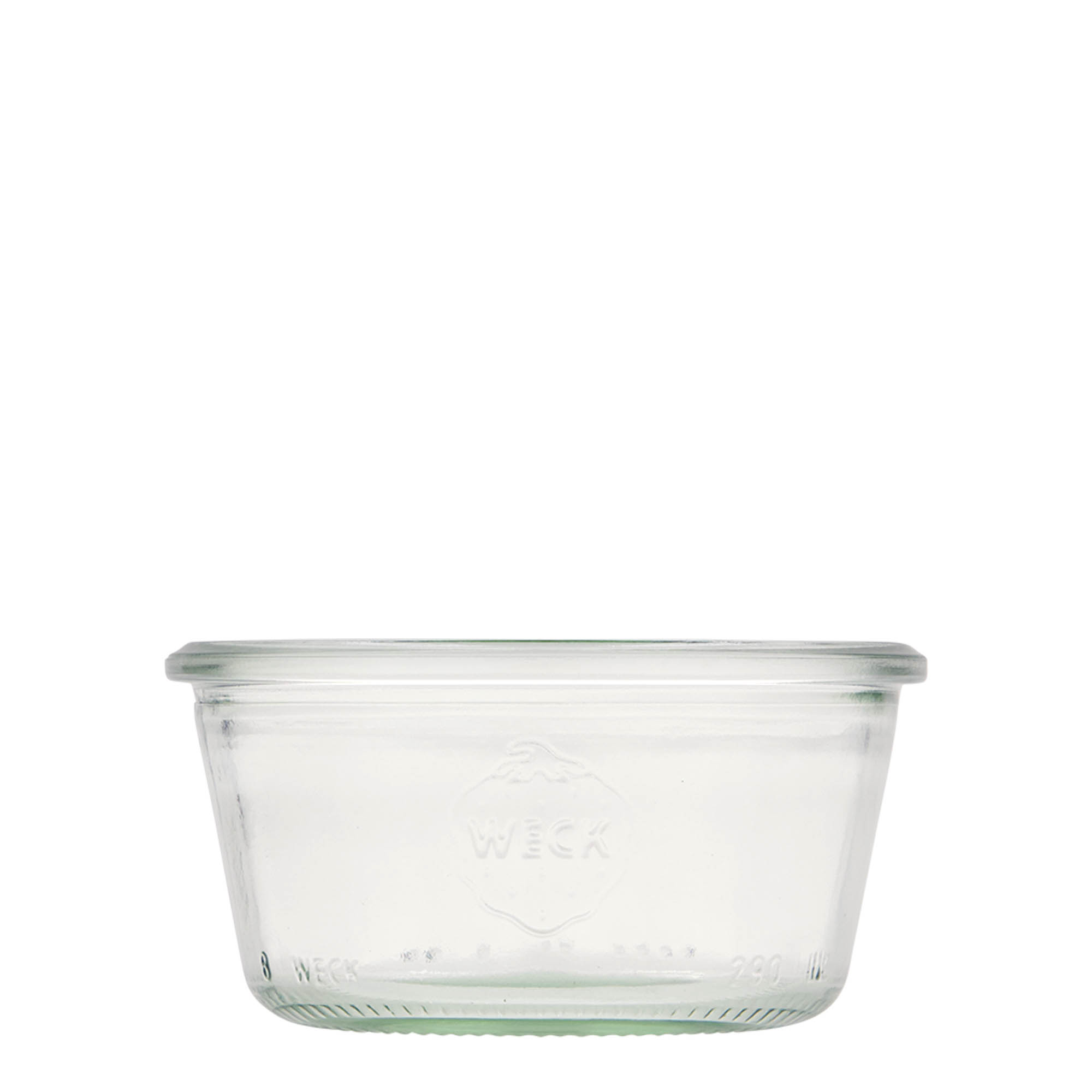 6x 290 ml bocal WECK à renversement plat avec couvercle en verre RR 100