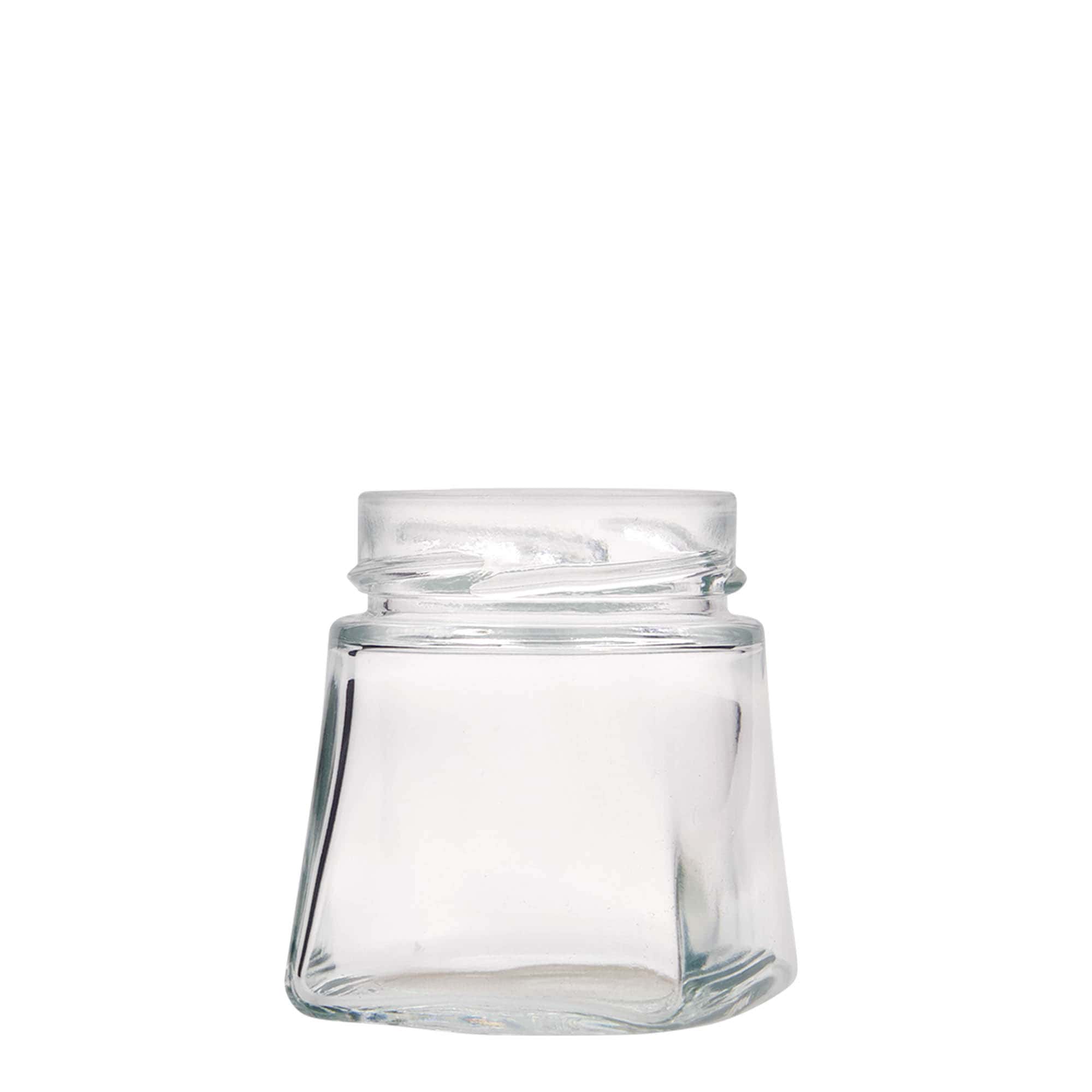 Vierkante pot 'Luxor', 212 ml, monding: deep-twist-off (DTO 63) Vierkante pot 'Luxor', 212 ml, monding: deep-twist-off (DTO 63)