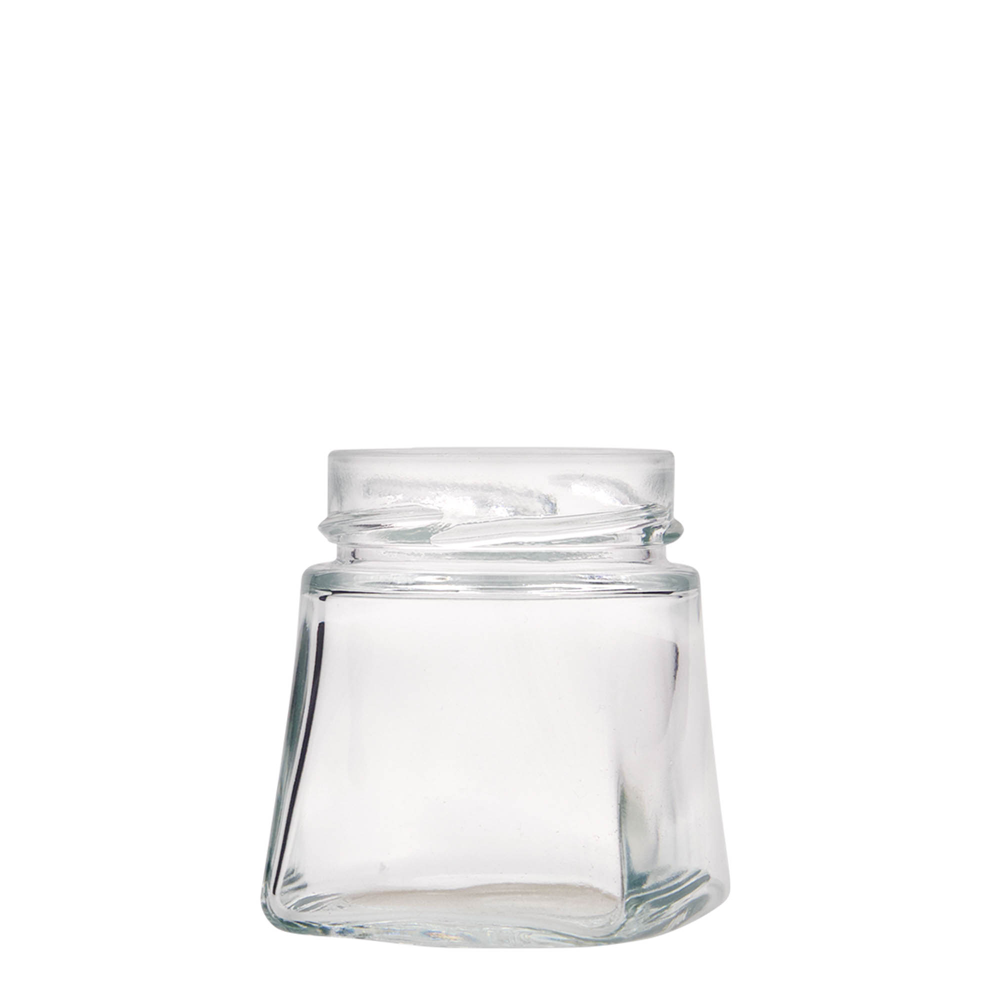 Vierkante pot 'Luxor', 212 ml, monding: deep-twist-off (DTO 63) Vierkante pot 'Luxor', 212 ml, monding: deep-twist-off (DTO 63)