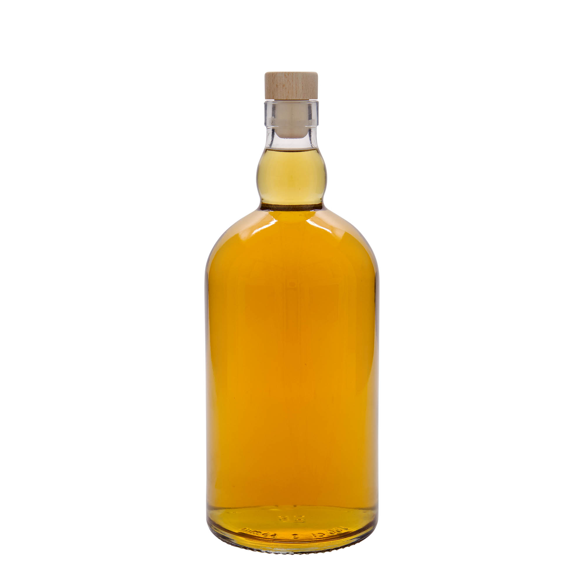 Glazen fles 'Aberdeen', 1000 ml, monding: kurk