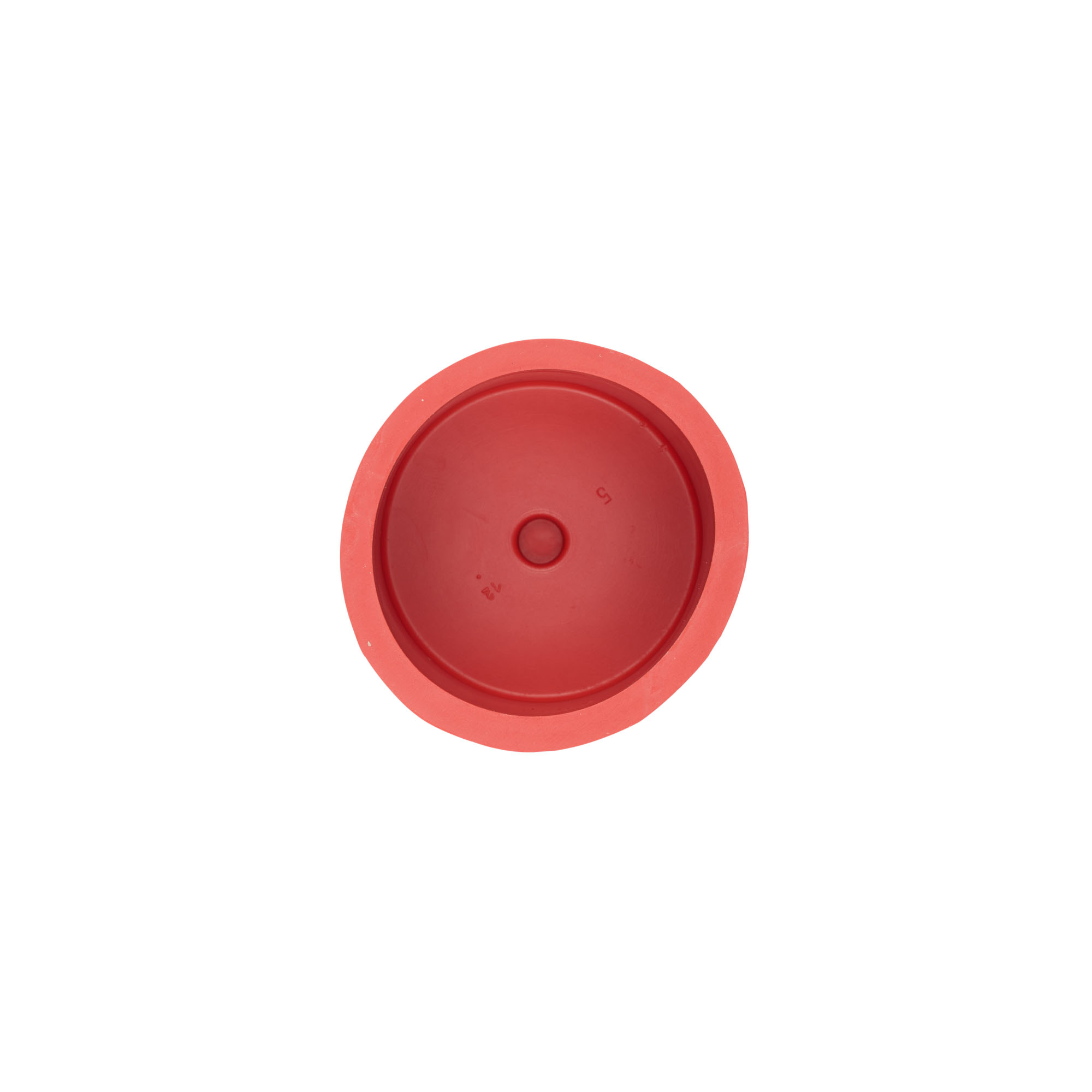 Capsule de fermentation type 5, caoutchouc, rouge