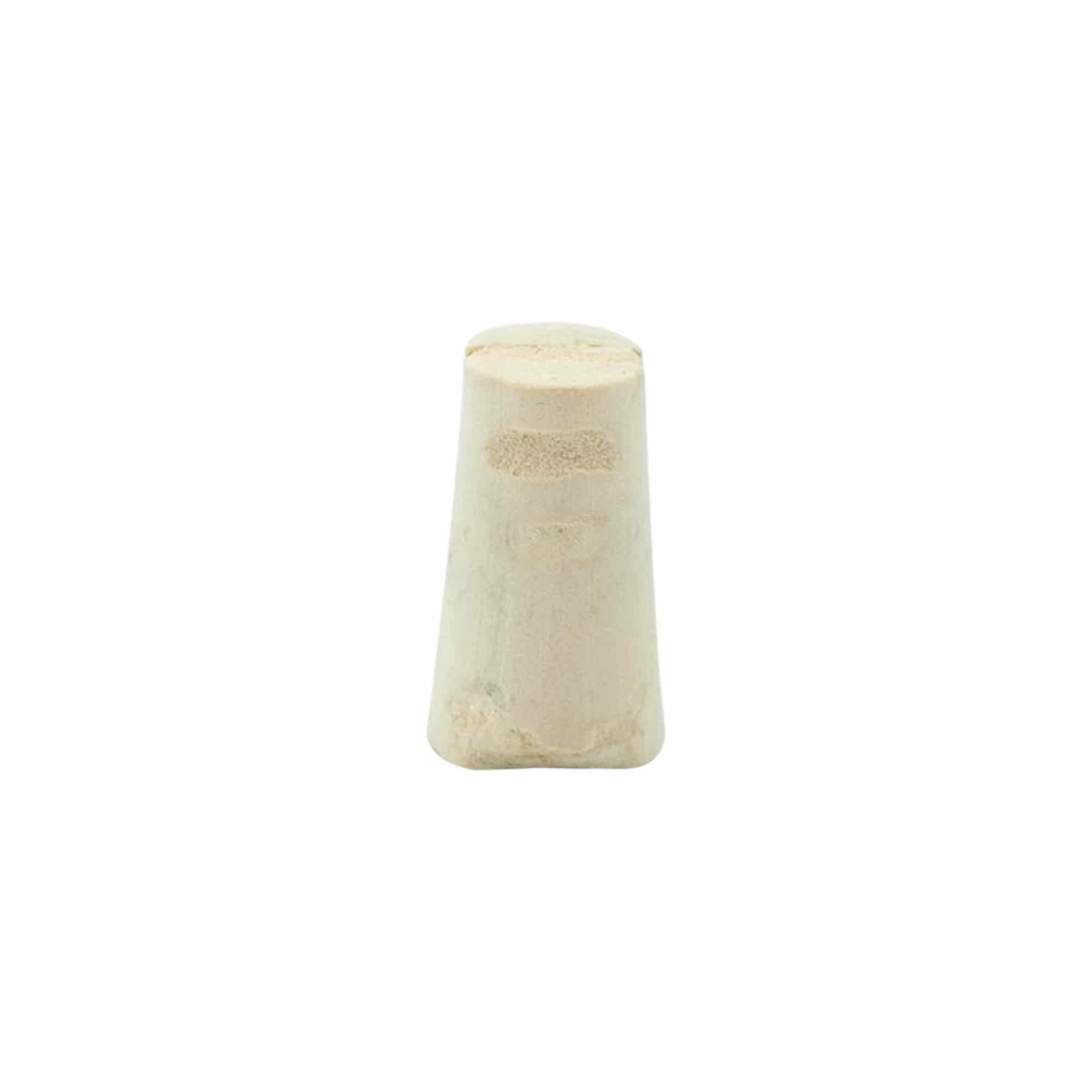 Conische kurk 9-12 x 22, perskurk, beige, voor monding: kurk