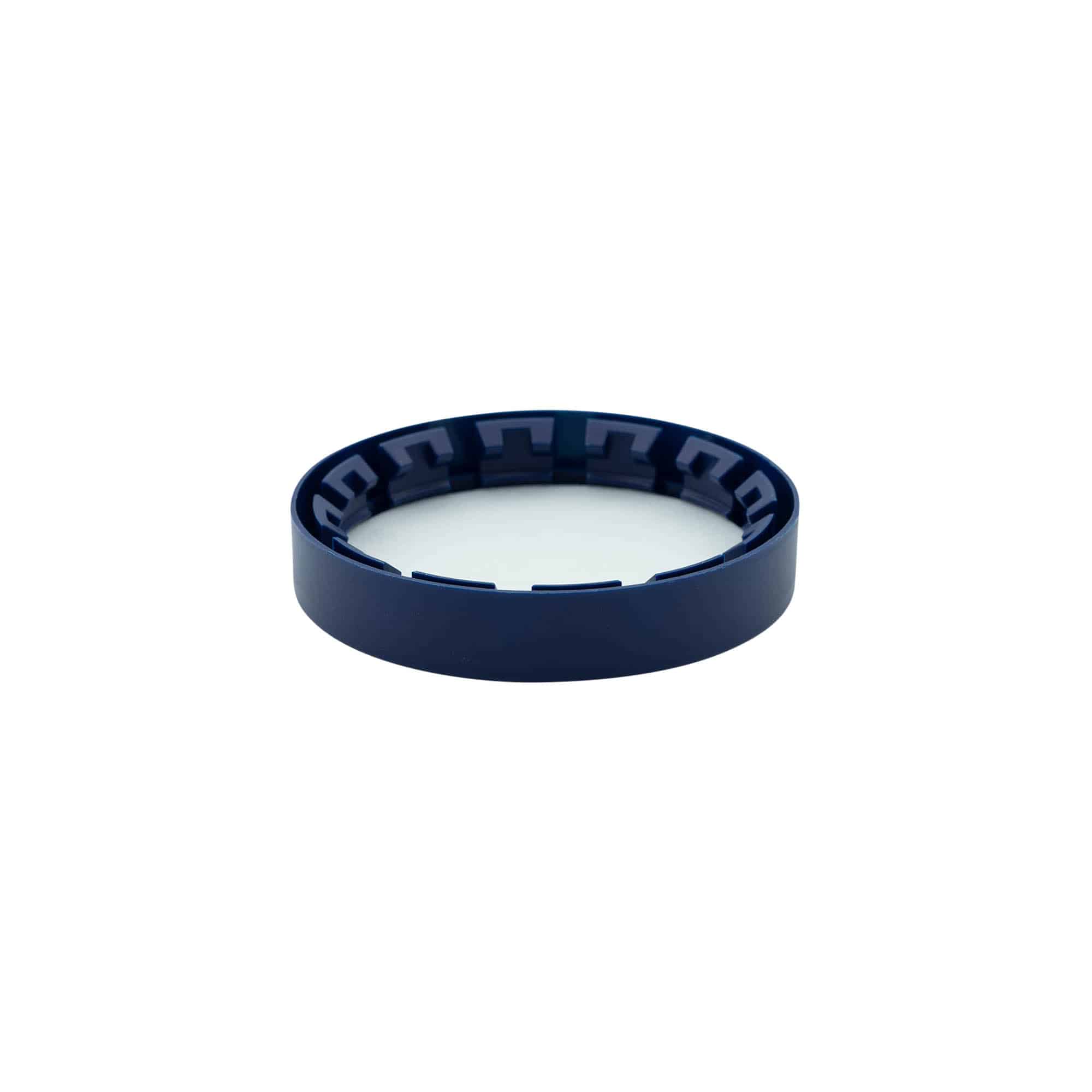 Stulpdeksel voor keramische pot met smalle hals, HDPE-kunststof, blauw