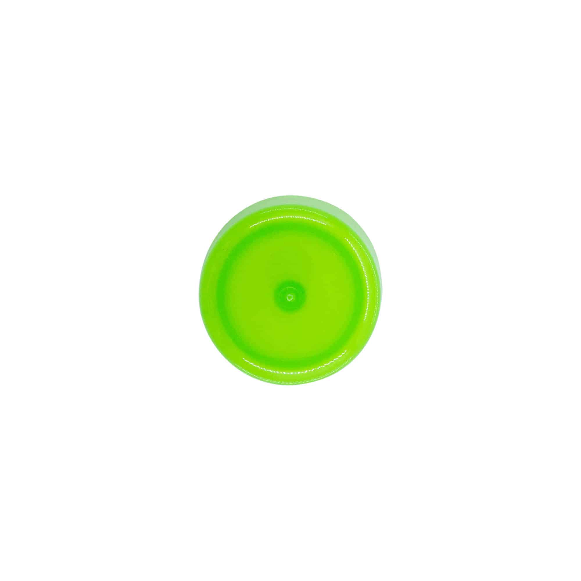 Bougage à vis avec insert de pulvérisation, plastique PP, vert, pour bouchage: 24/410