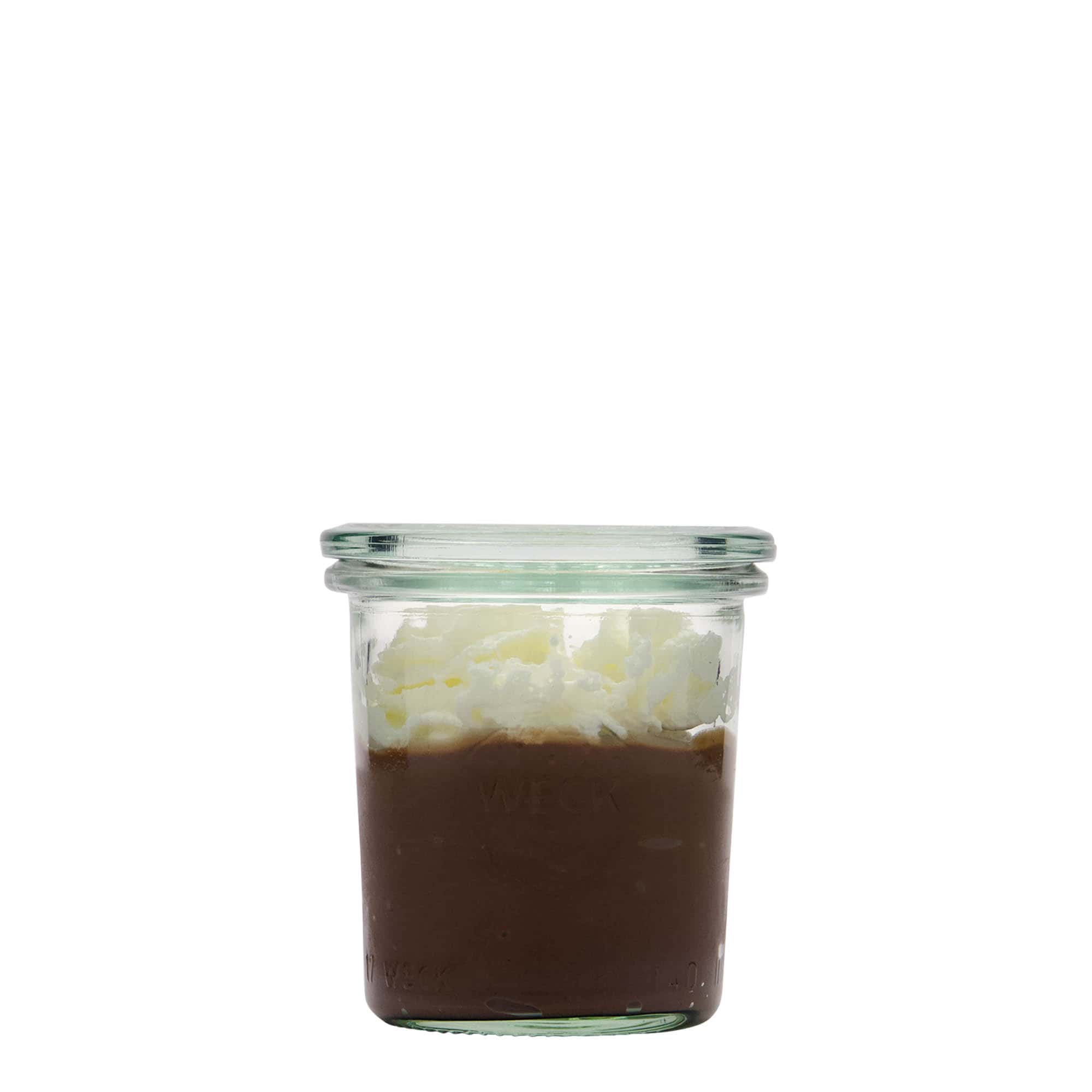 Verrine WECK 140 ml, bouchage: bords arrondis