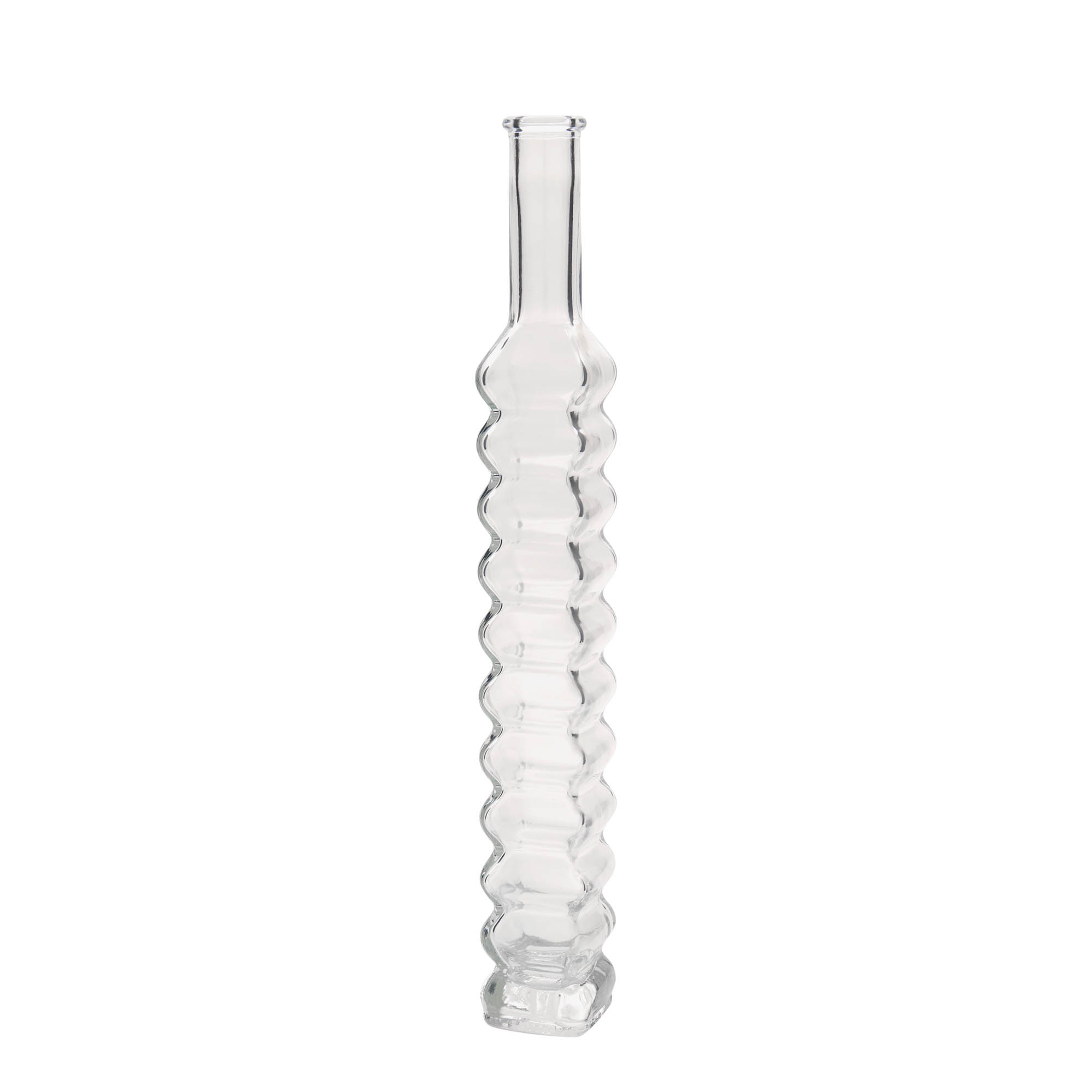Bouteille en verre 200 ml 'Roma', carrée, bouchage: bouchon Bouteille en verre 200 ml 'Roma', carrée, bouchage: bouchon