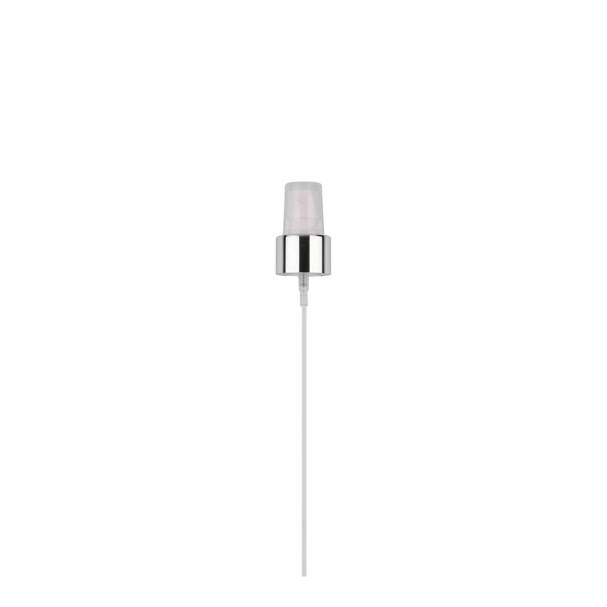 Bougage à vis avec vaporisateur, plastique PP, blanc, pour bouchage: GPI 24/410