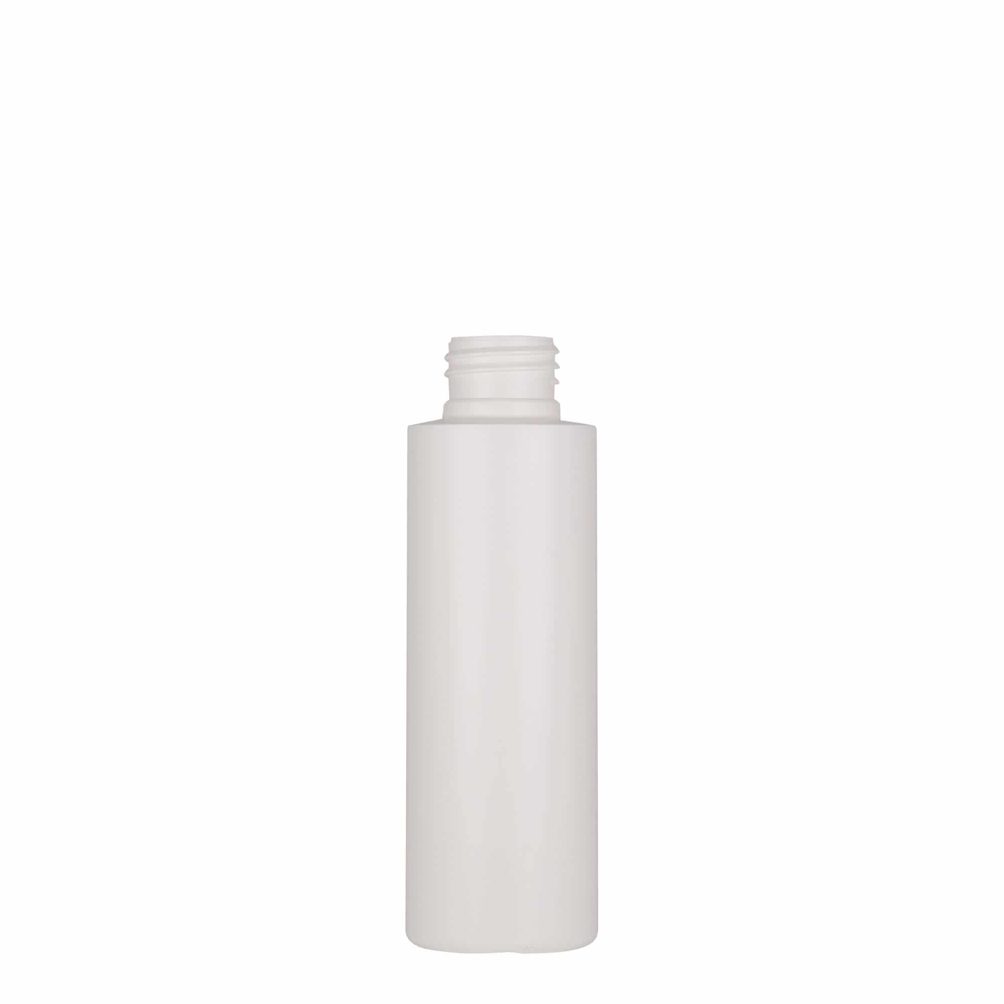 Plastic fles 'Pipe', 100 ml, Green HDPE, wit, monding: GPI 24/410 Plastic fles 'Pipe', 100 ml, Green HDPE, wit, monding: GPI 24/410