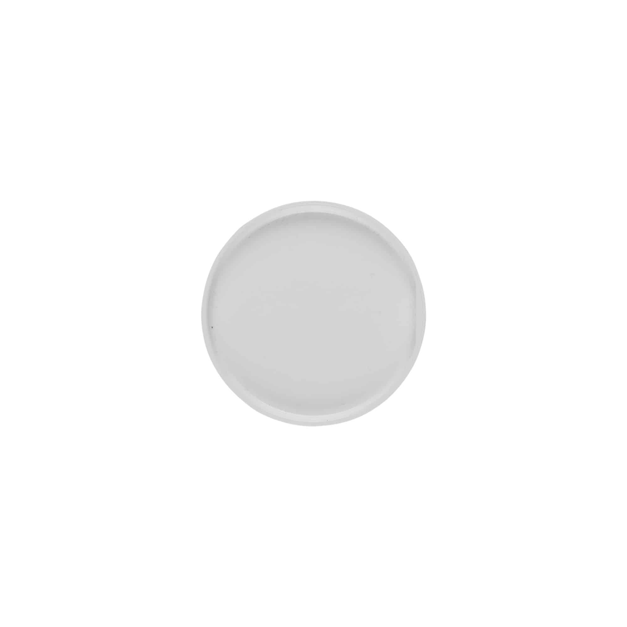 Couvertures pour 100 ml 'Magic', plastique PP, blanc