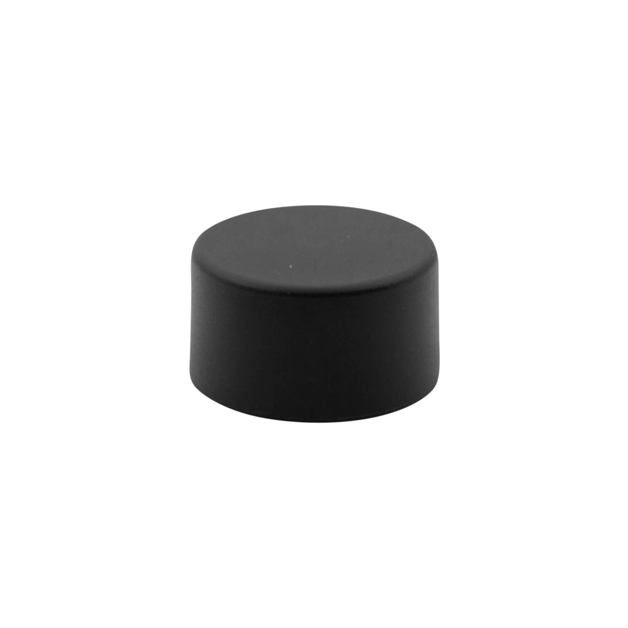 Bougage à vis, métal-plastique, noir, pour bouchage: PP 31,5
