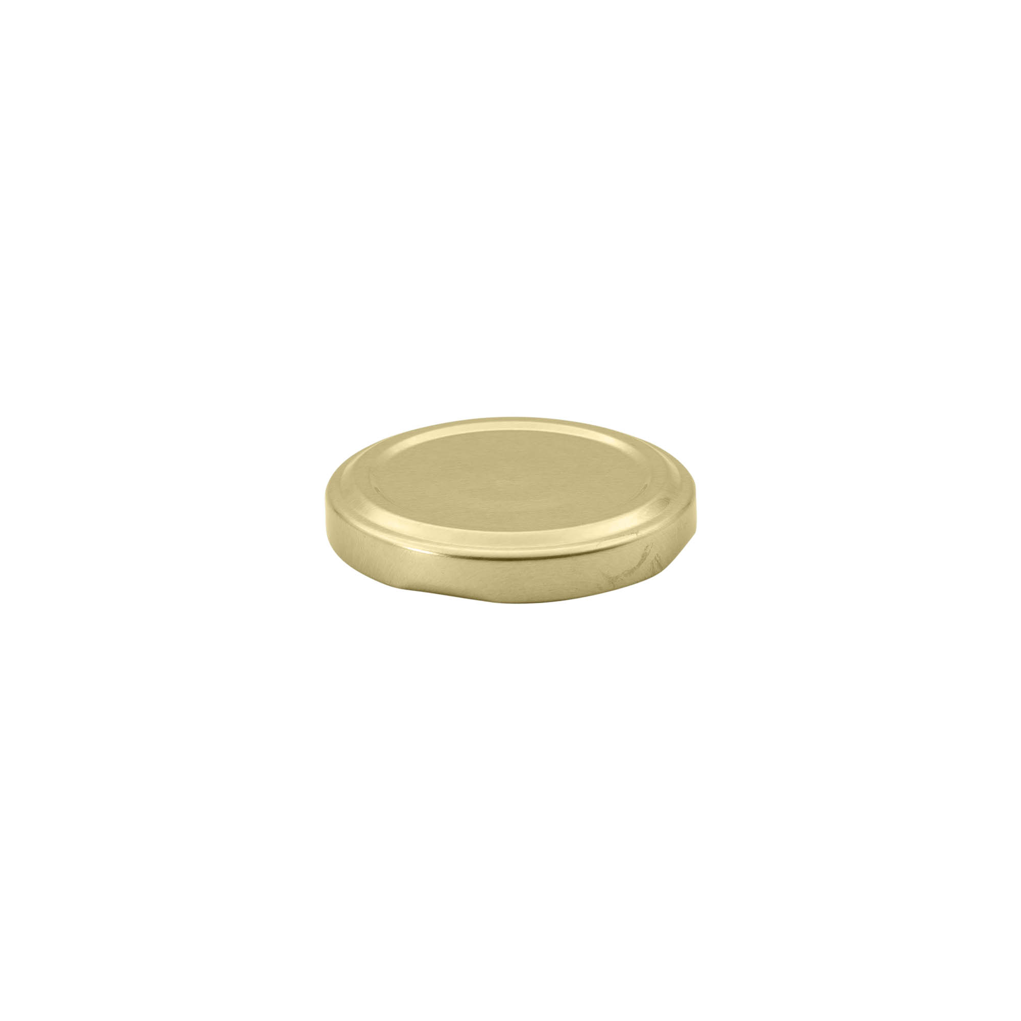 Couvercle Twist-Off, fer blanc, doré, pour bouchage: TO 53 Couvercle Twist-Off, fer blanc, doré, pour bouchage: TO 53