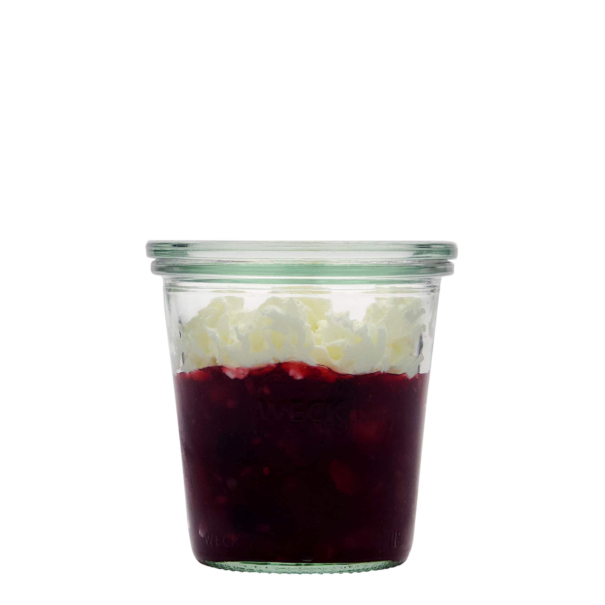 Verrine WECK 290 ml, bouchage: bords arrondis