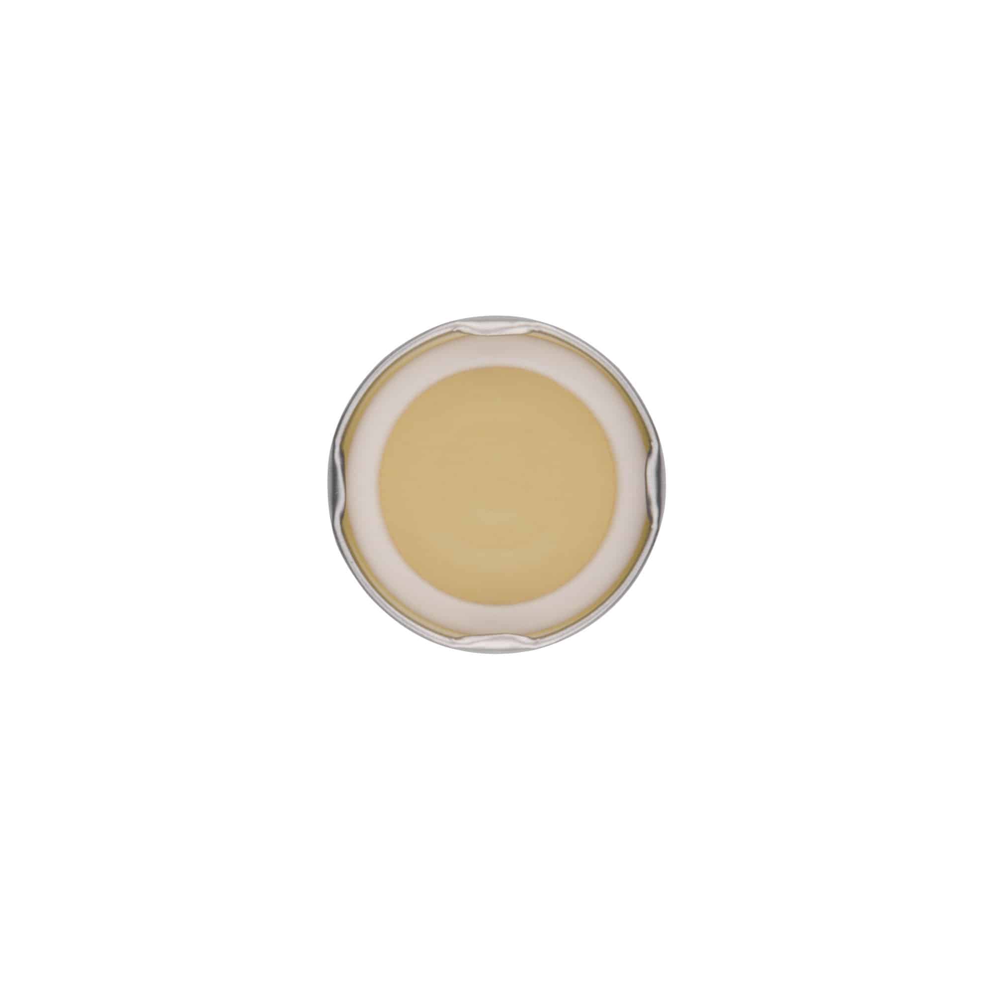 Couvercle Twist-Off, fer blanc, argenté, pour bouchage: TO 48 Couvercle Twist-Off, fer blanc, argenté, pour bouchage: TO 48