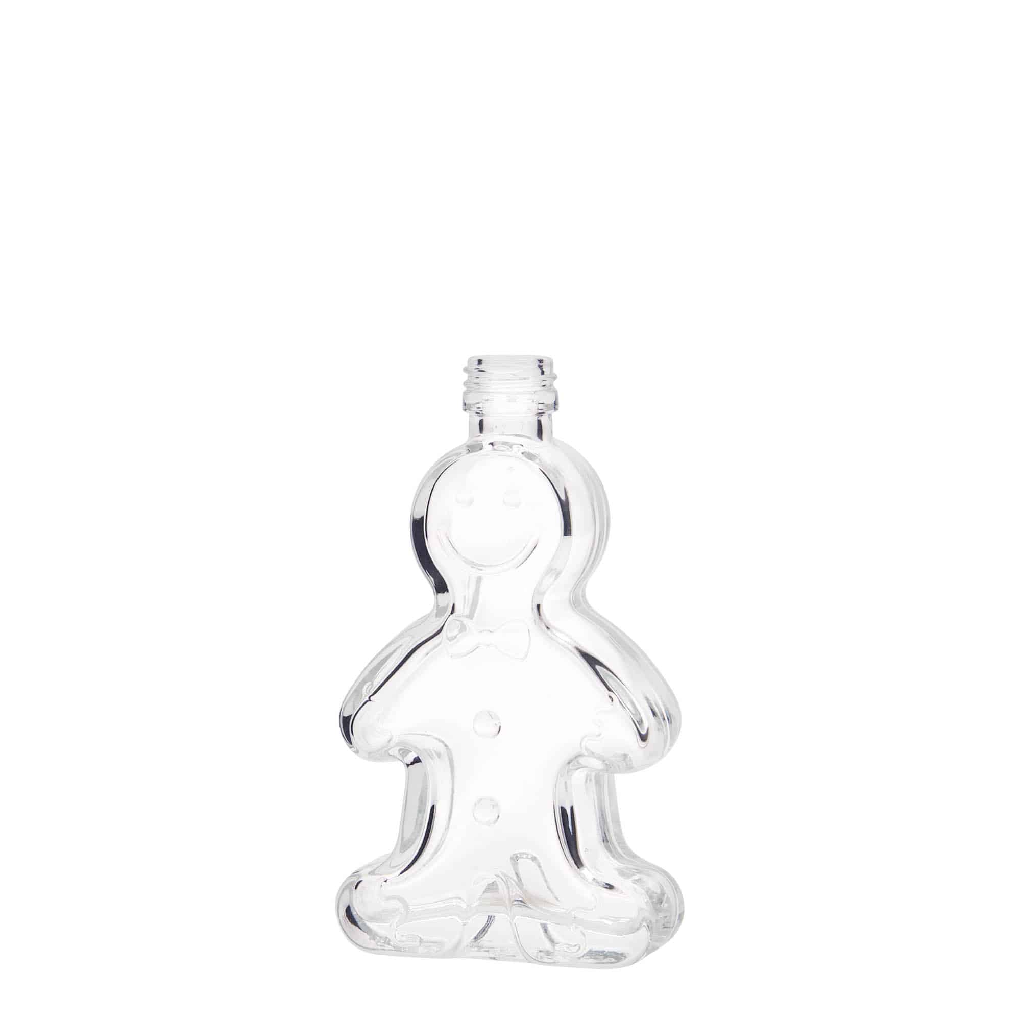 Bouteille en verre 50 ml « Maison en pain d’épices », bouchage: PP 18