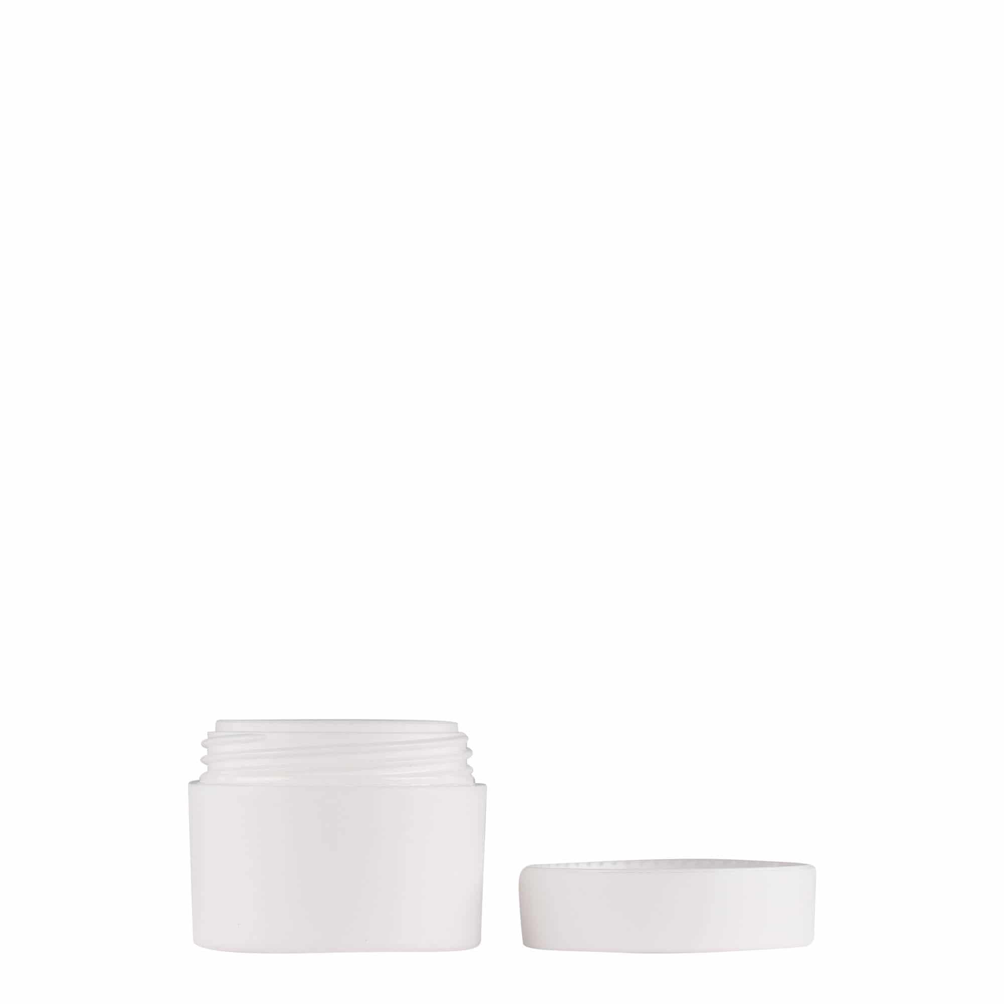 Plastic pot 'Antonella', 5 ml, PP, wit, monding: schroefsluiting