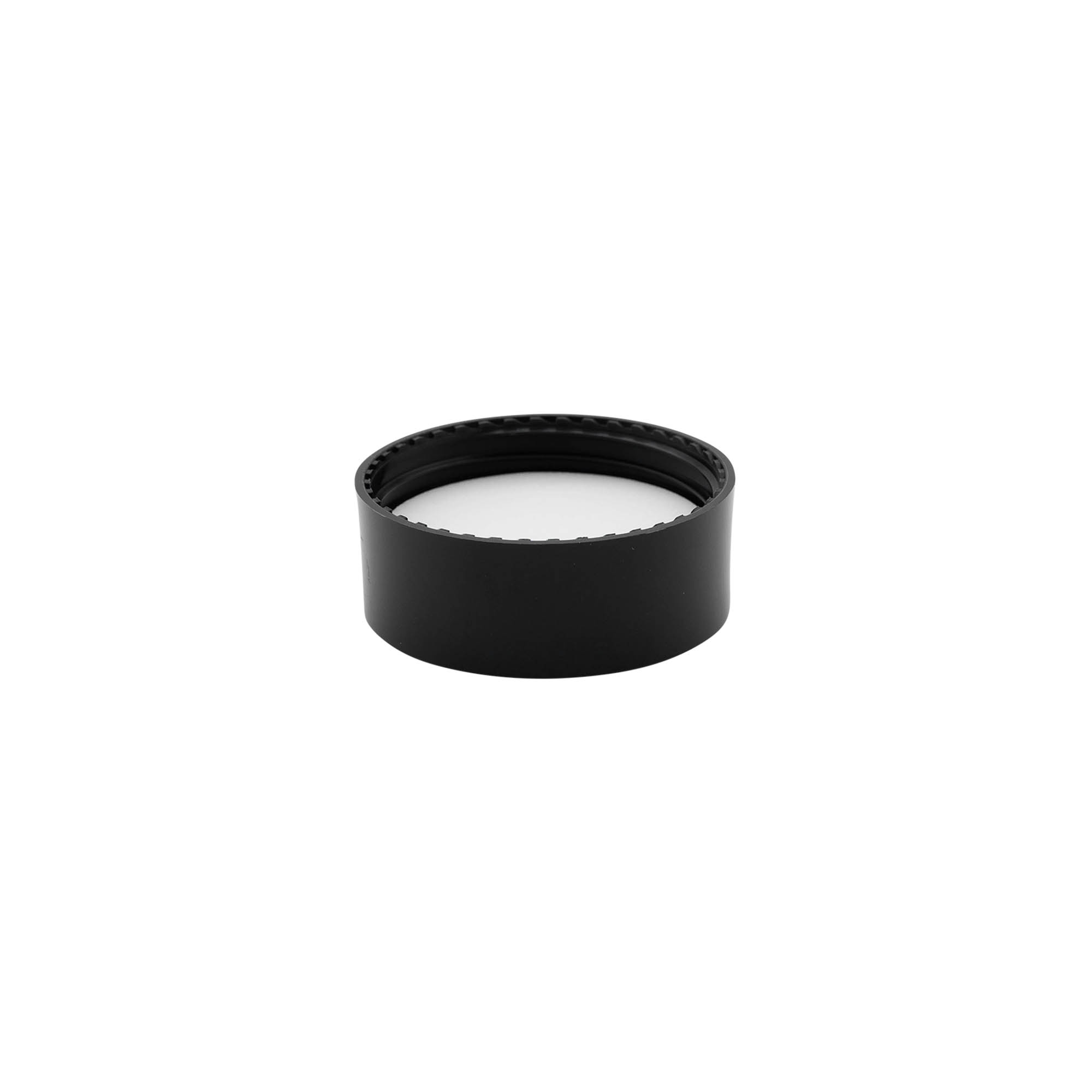 Bougage à vis, plastique PP, noir, pour bouchage: 58/400 Bougage à vis, plastique PP, noir, pour bouchage: 58/400