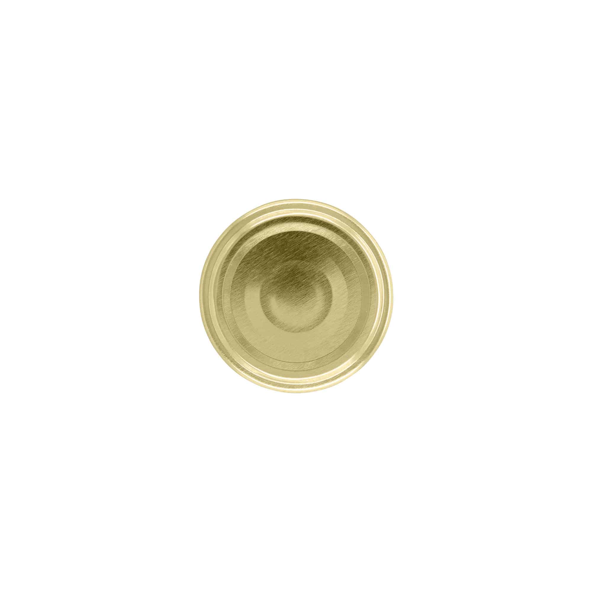 Couvercle Twist-Off, fer blanc, doré, pour bouchage: TO 48